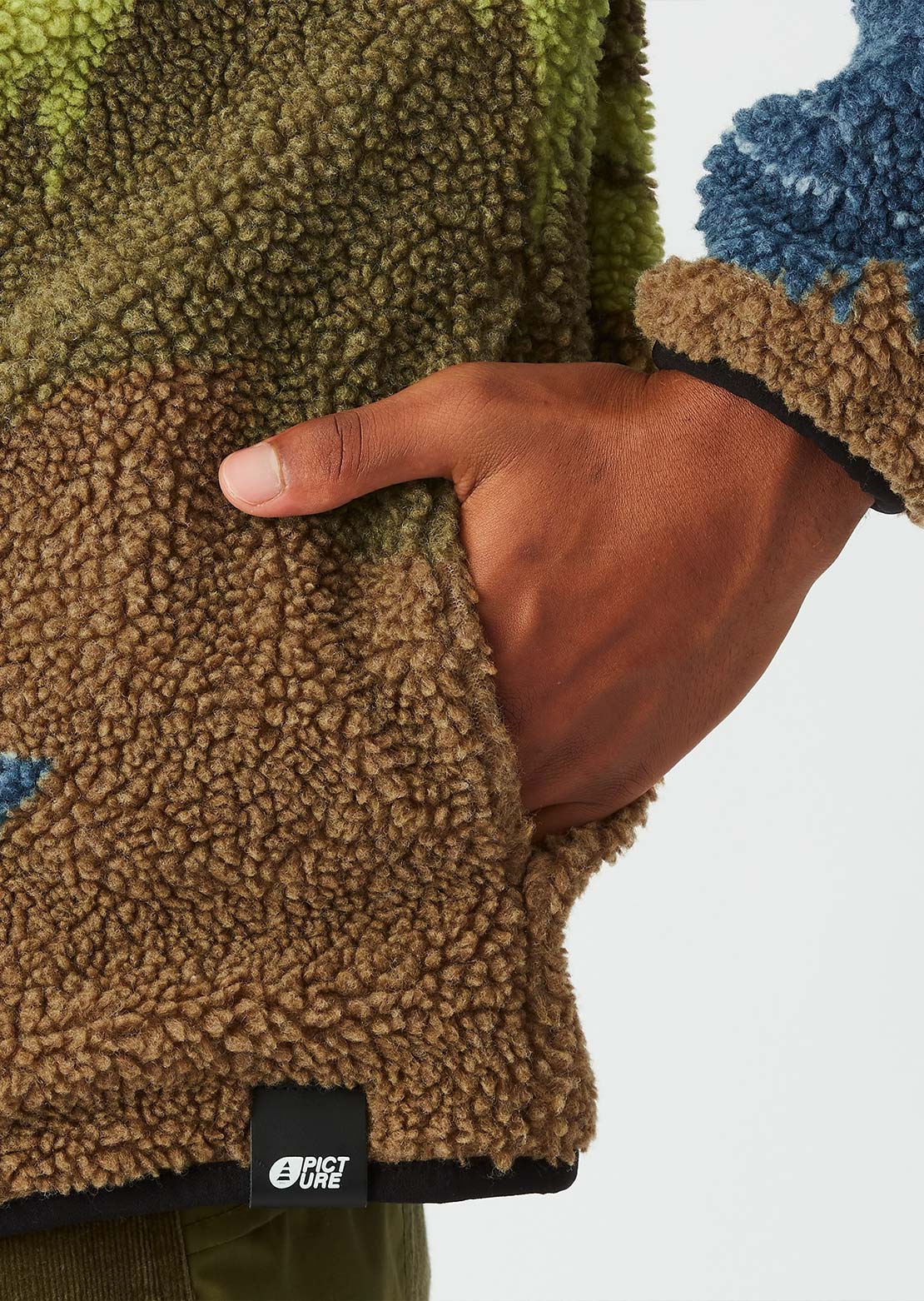 Picture Men's Hafdals Zip Fleece Cloudy Landscape Sherpa
