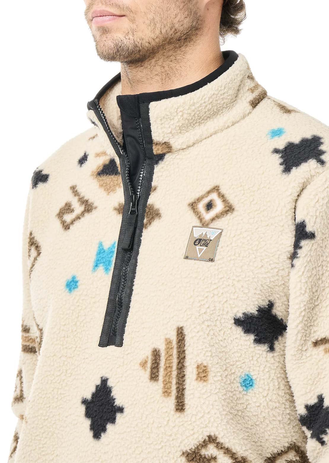 Picture Men's Kimag Printed 1/4 Fleece Sweater