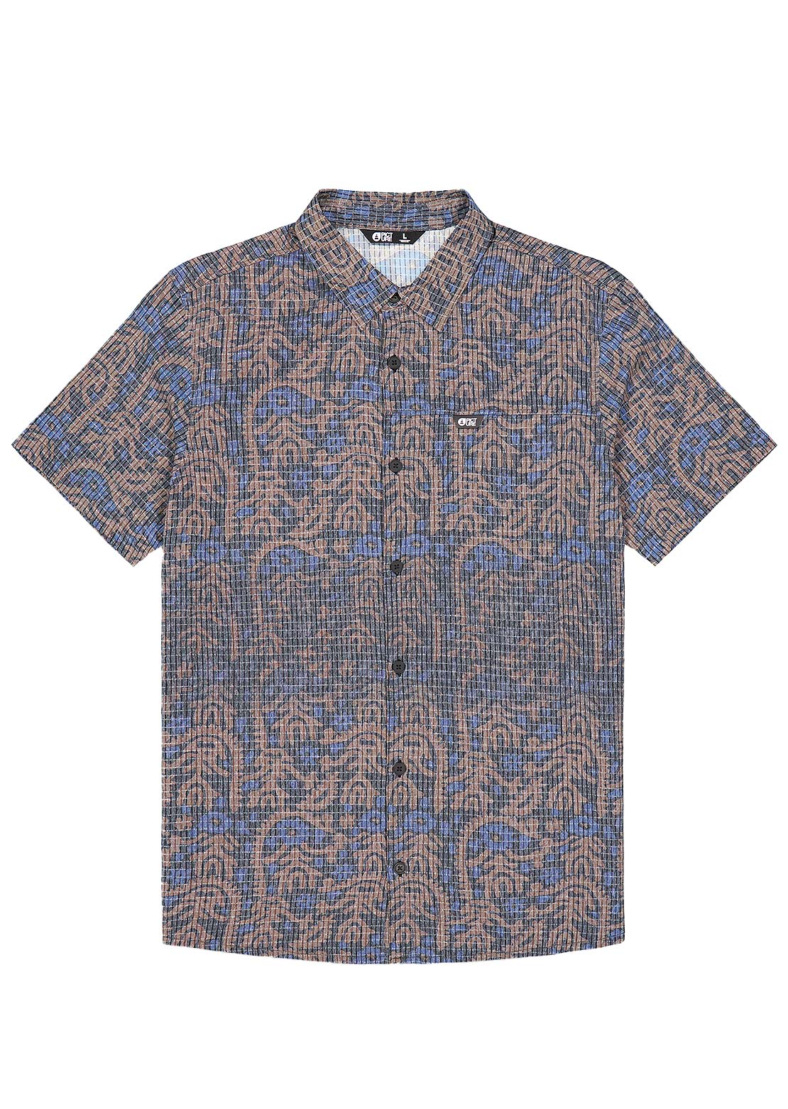 Picture Men's Klivox Printed Button Up Shirt Ancolie Print