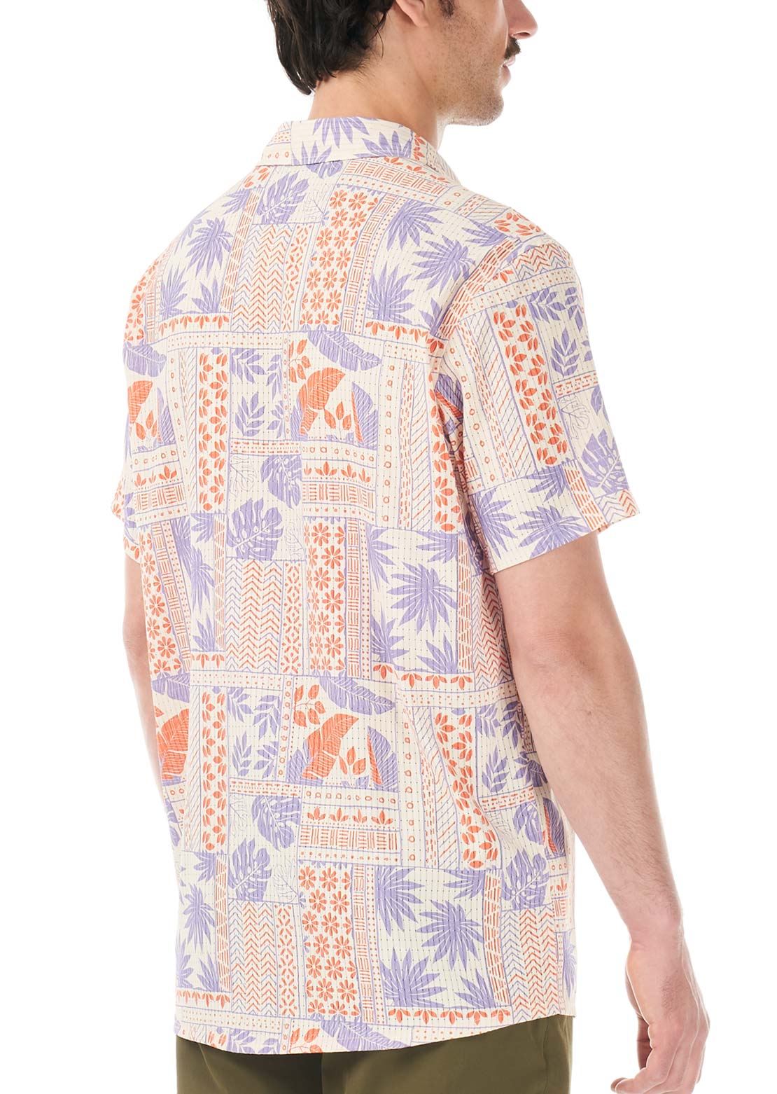 Picture Men's Klivox Printed Button Up Shirt Jungle Canopy Print