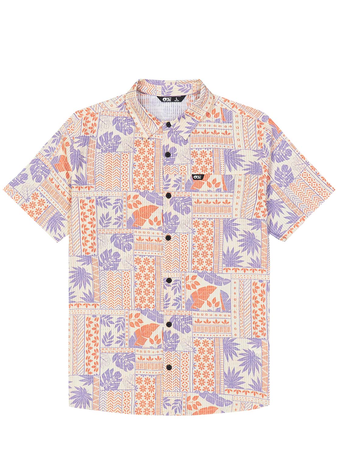Picture Men's Klivox Printed Button Up Shirt Jungle Canopy Print
