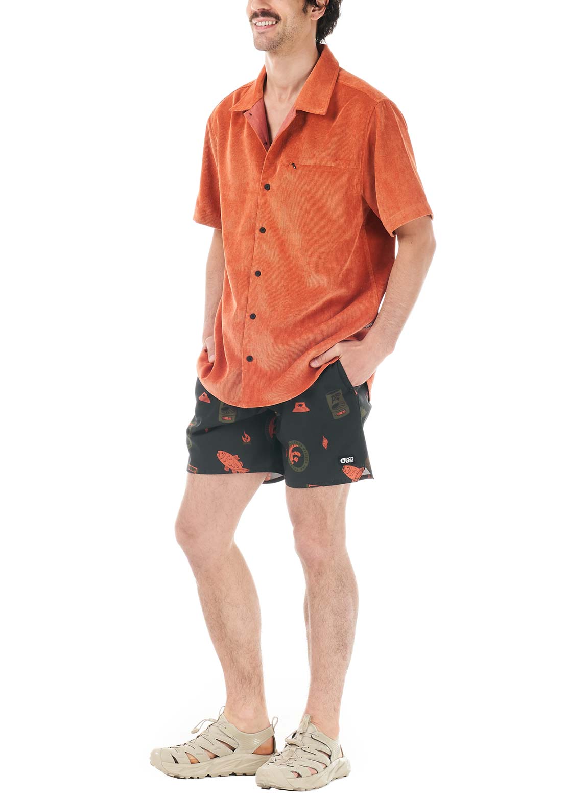 Picture Men's Nollur Button Up Shirt Mango