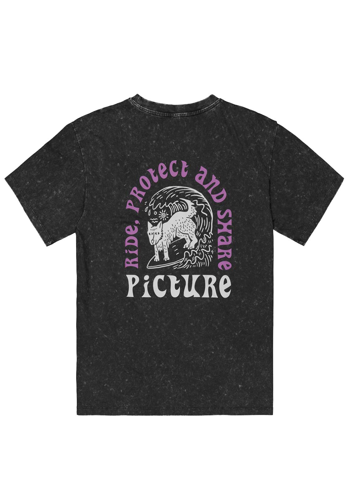 Picture Men's Picturide T-Shirt Black Washed