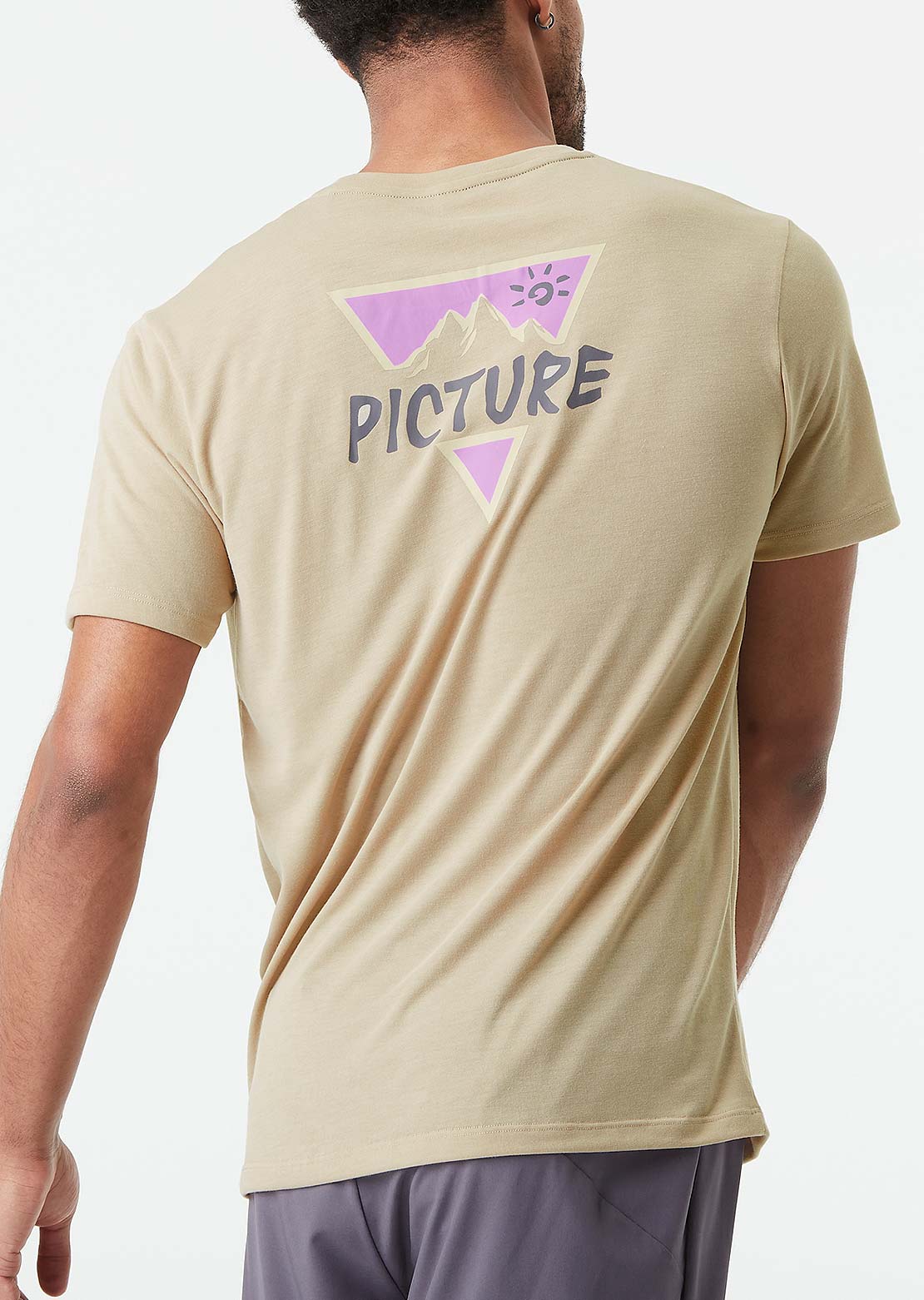 Picture Men's Timont Ss Urban Tech T-shirt Plaza Taupe