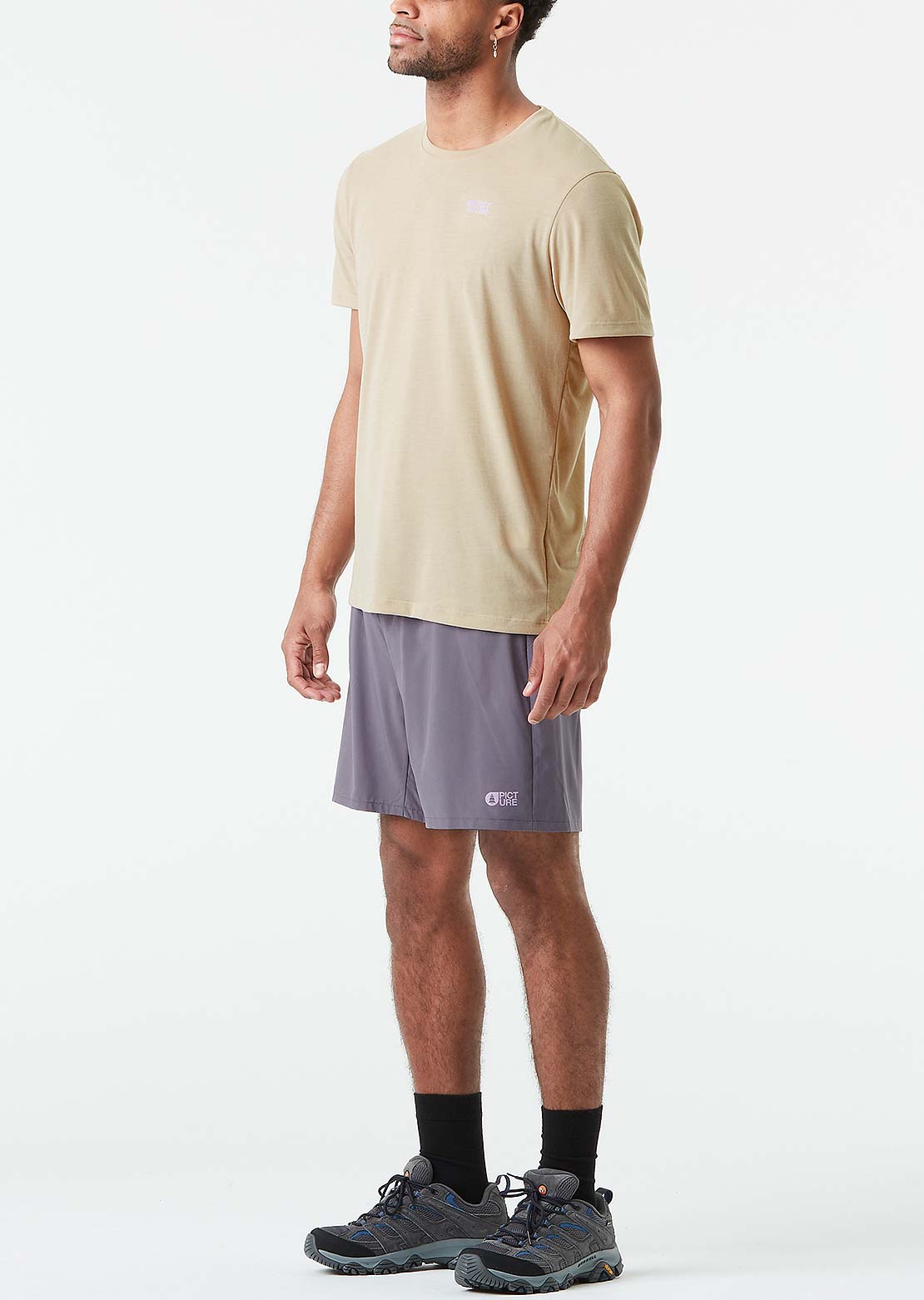 Picture Men's Timont Ss Urban Tech T-shirt Plaza Taupe