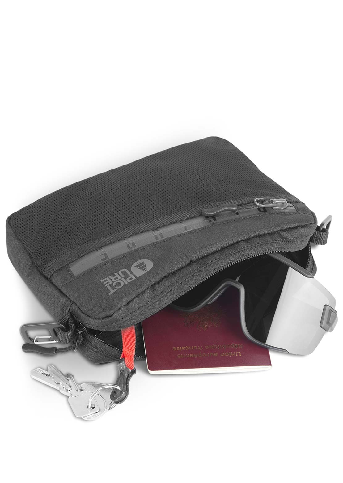 Picture Unisex Off Trax Shoulder Pack Black