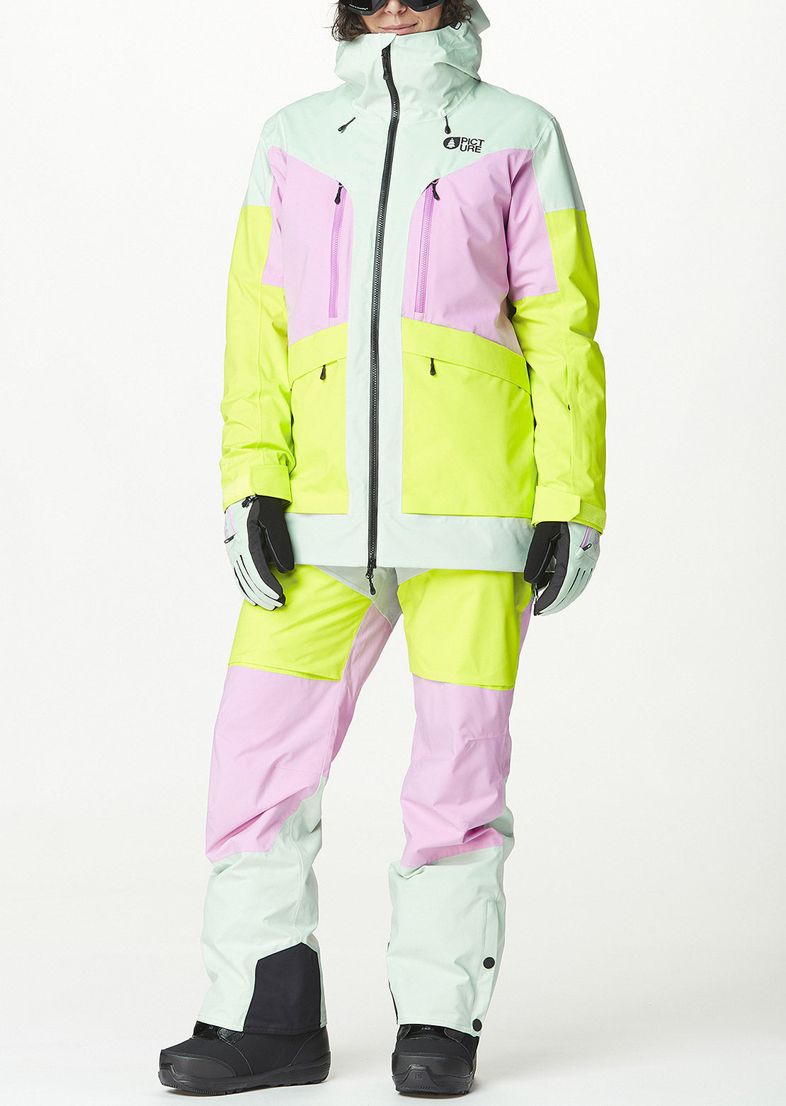 Picture Women's Haakon Jacket Silt Green Orchid Acid