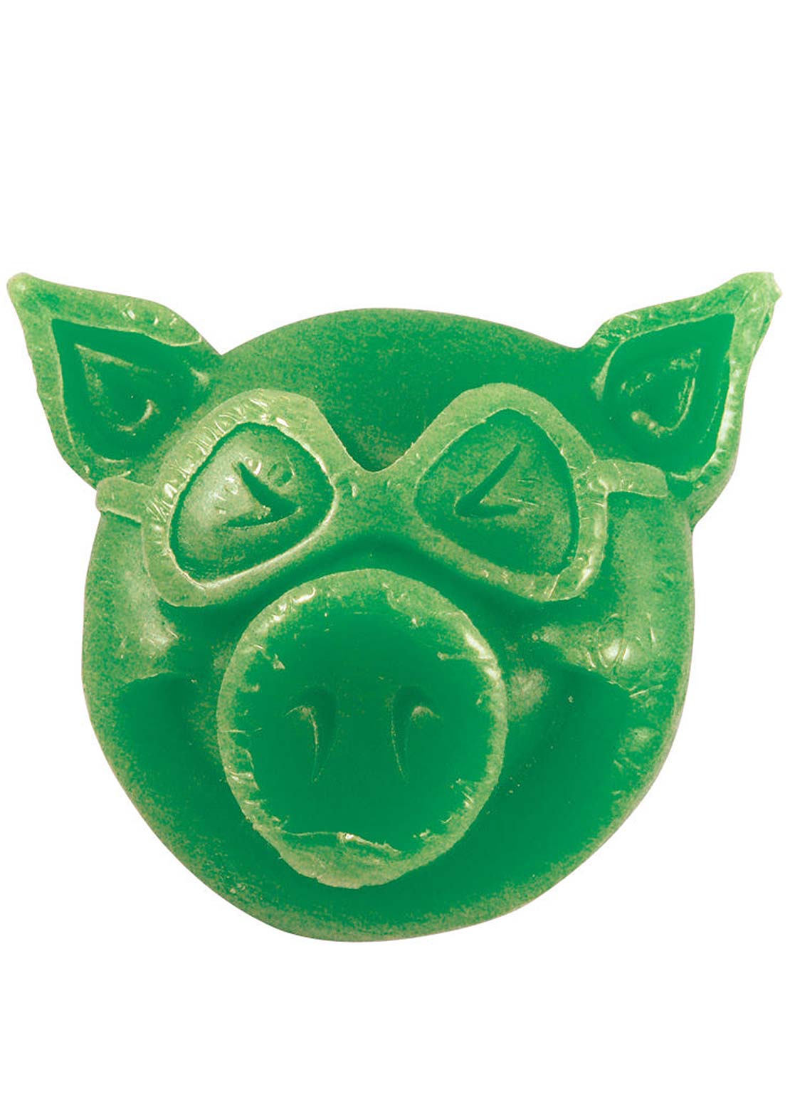 Pig Wheels Pig Head Wax Green