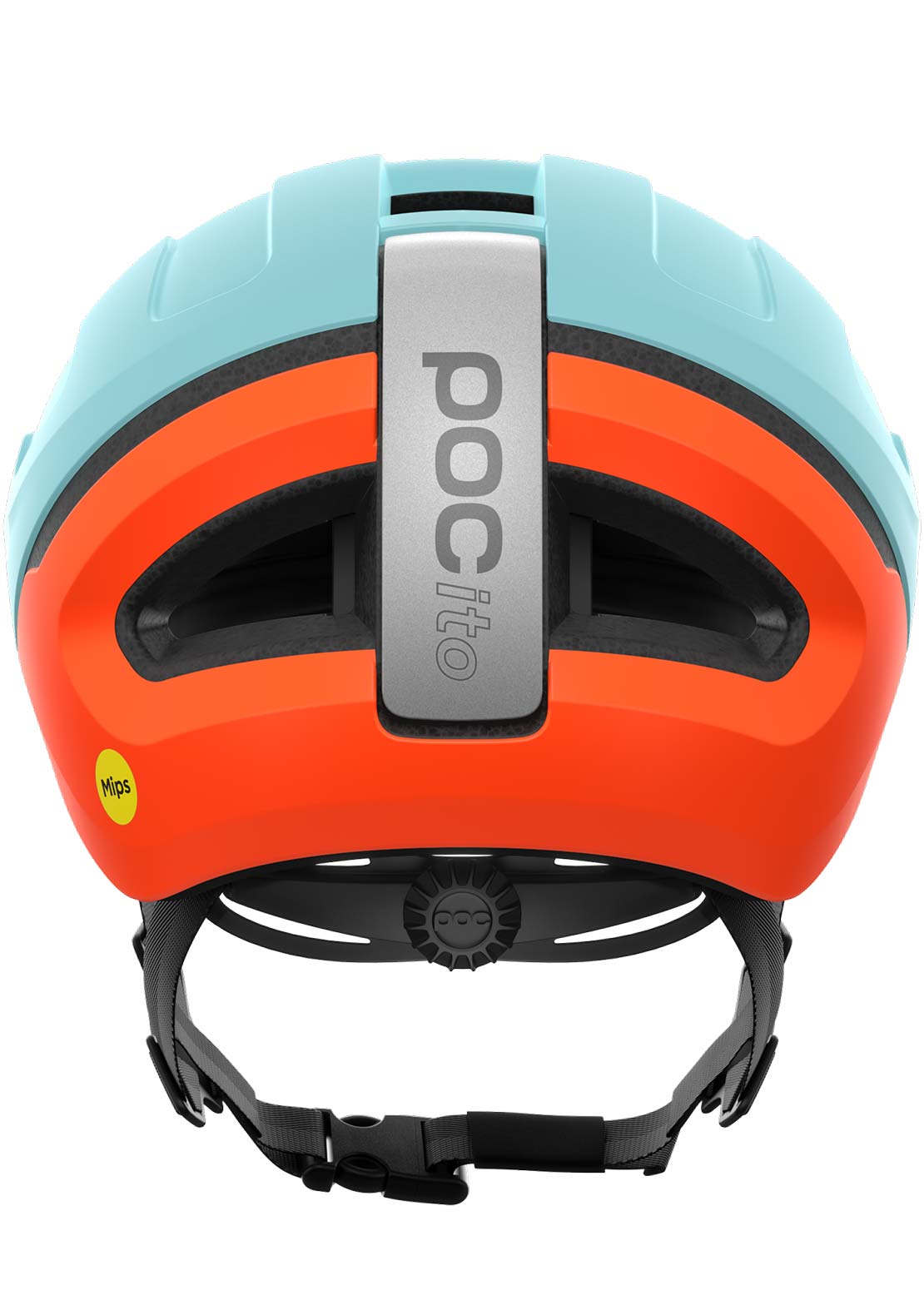 POC Junior Pocito Omne MIPS Mountain Bike Helmet Indicolite Blue Matt Carnalian Orange Matte