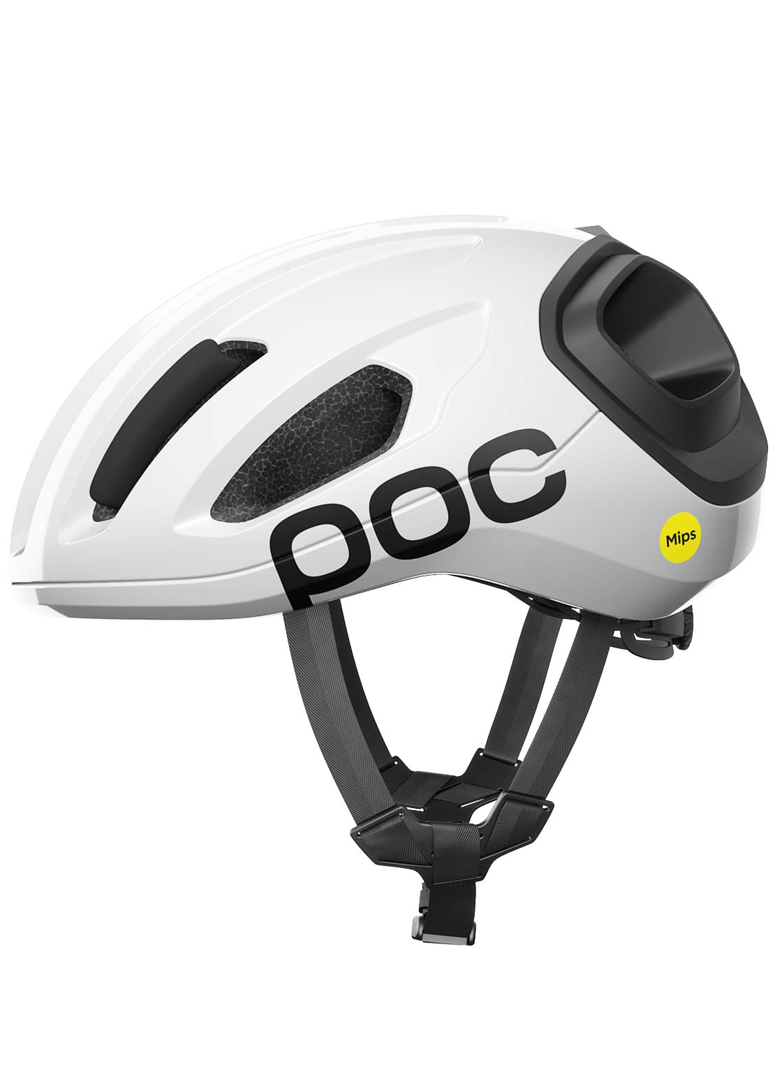 POC Unisex Amidal Road Cycling Helmet Hydrogen White Uranium Black Matt