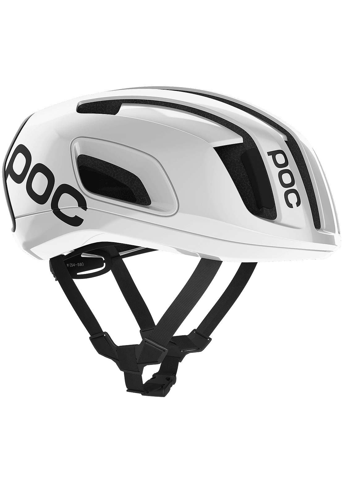 POC Unisex Cytal CPSC Road Cycling Helmet Hydrogen White/Uranium Black Matt with Logo