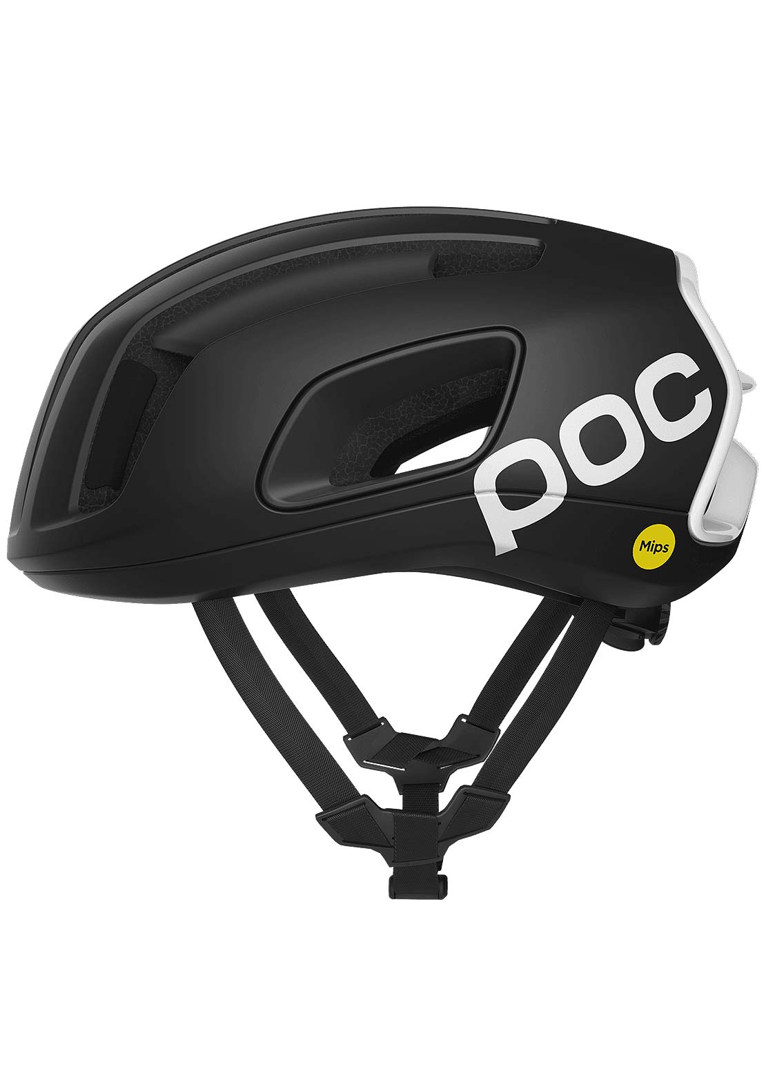 POC Unisex Cytal CPSC Road Cycling Helmet Uranium Black Matt/Hydrogen White with Logo
