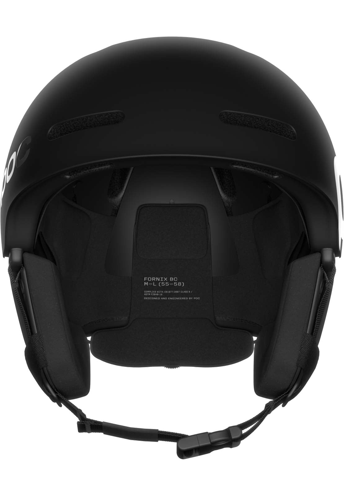 POC Unisex Fornix BC Ski Helmet Uranium Black Matt