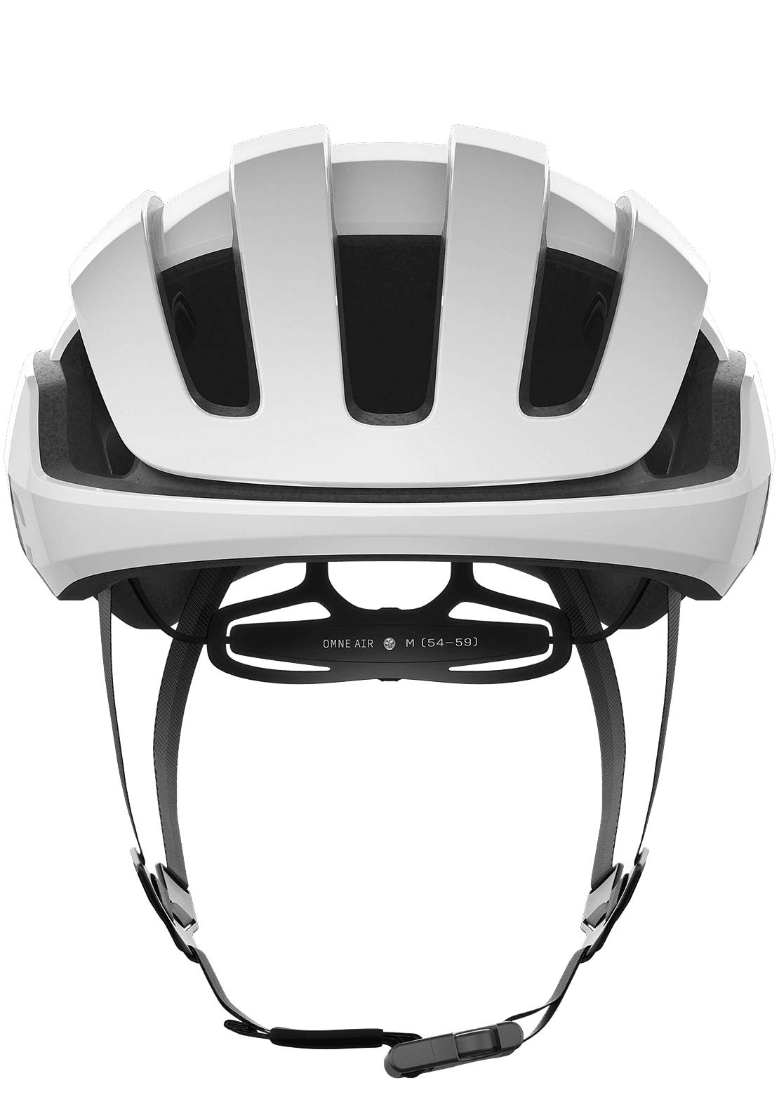 POC Unisex Omne Air MIPS Road Cycling Helmet Hydrogen White/Uranium Black Matt with Logo