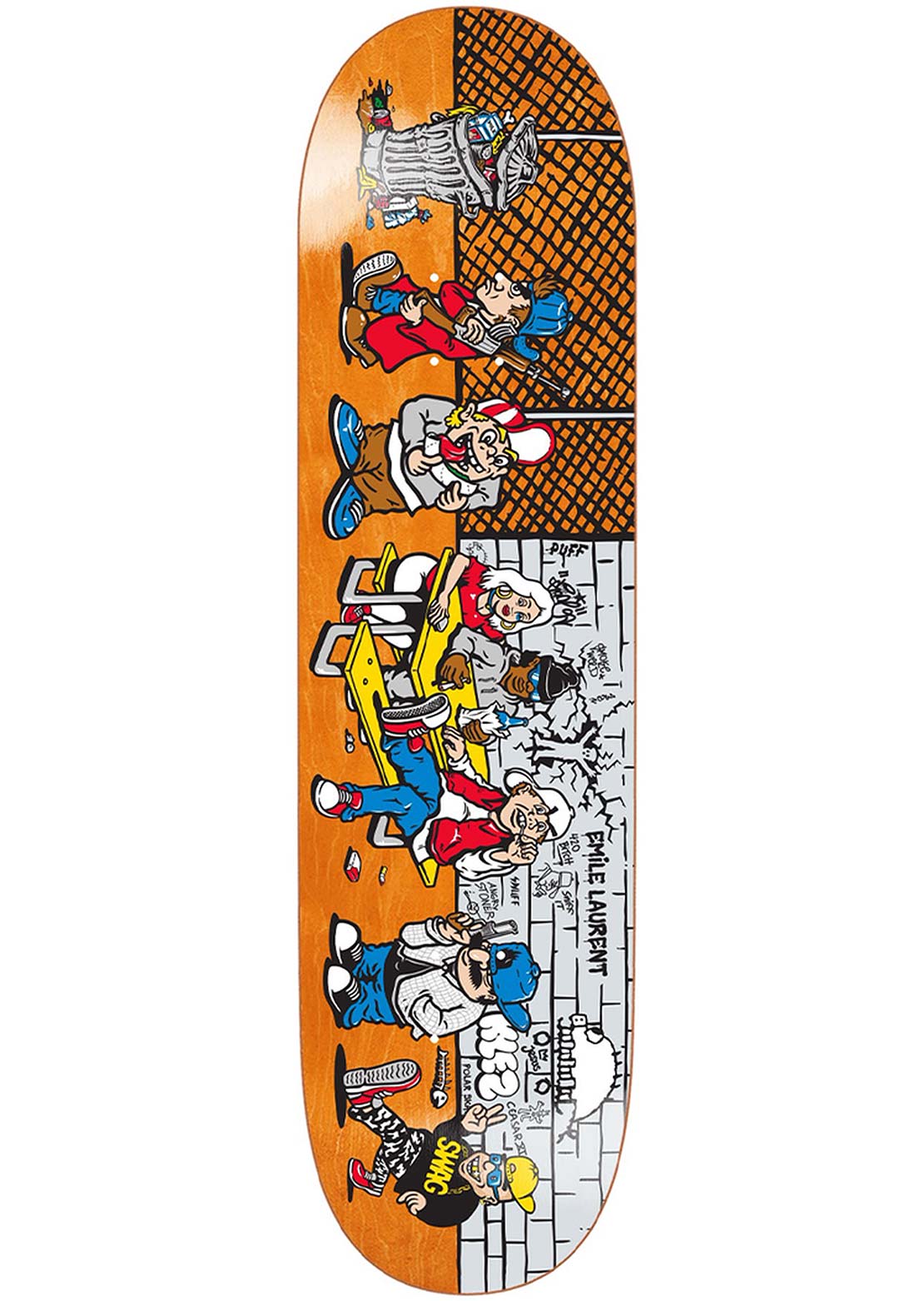 Polar Skate Co. Emile Laurent | High School Skateboard Deck