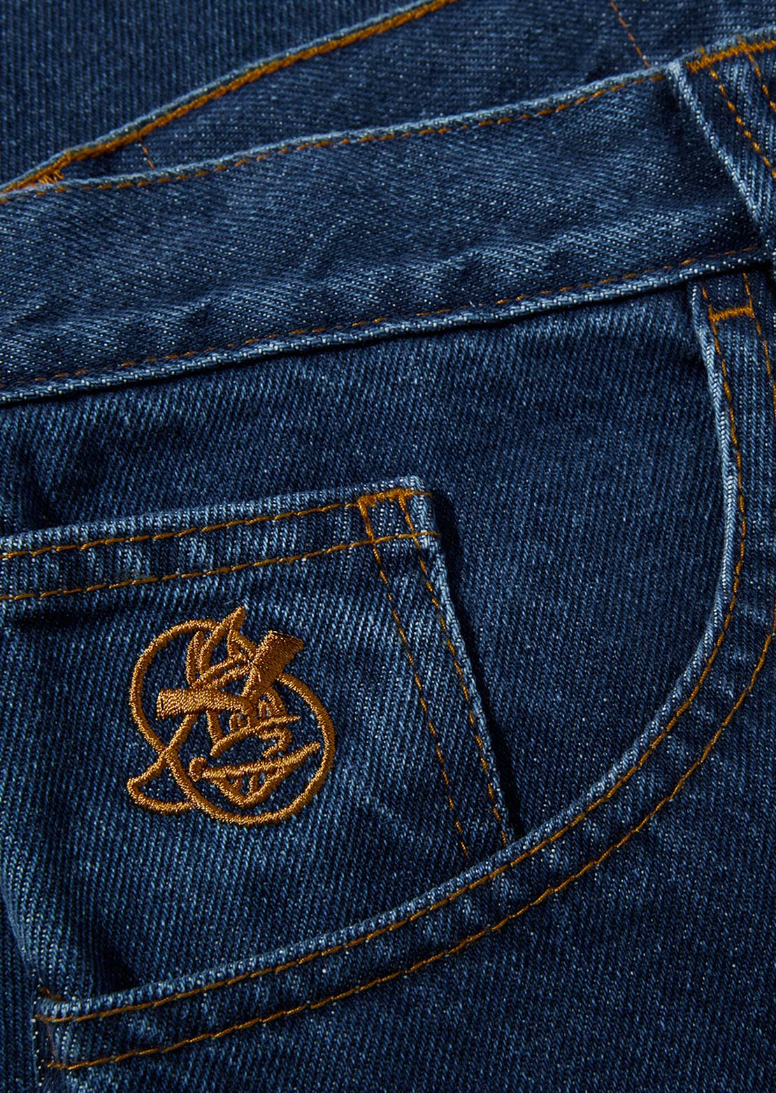 Polar Skate Co. Men's 93! Pants Dark Blue