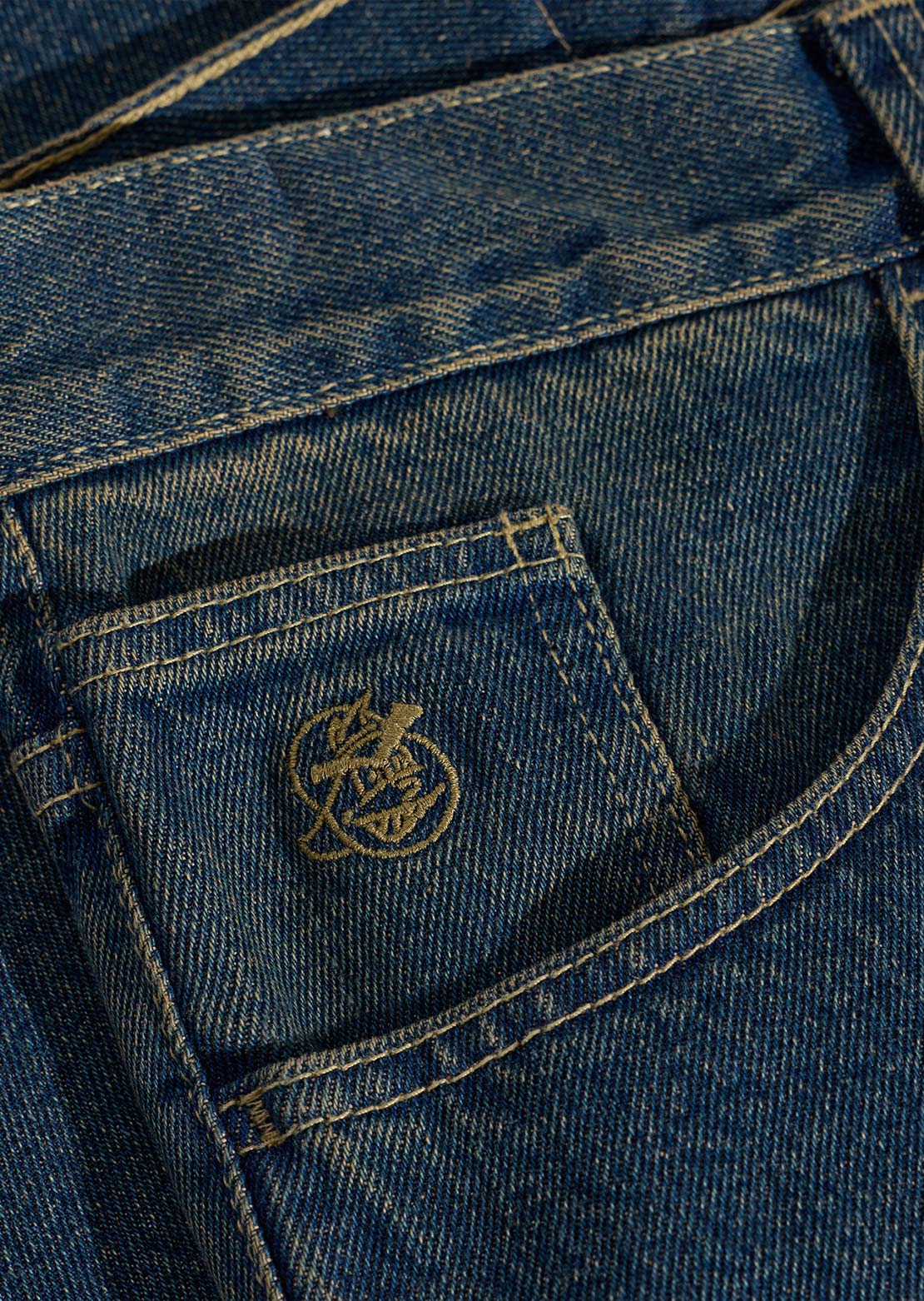 Polar Skate Co. Men's 93! Pants Dirty Blue