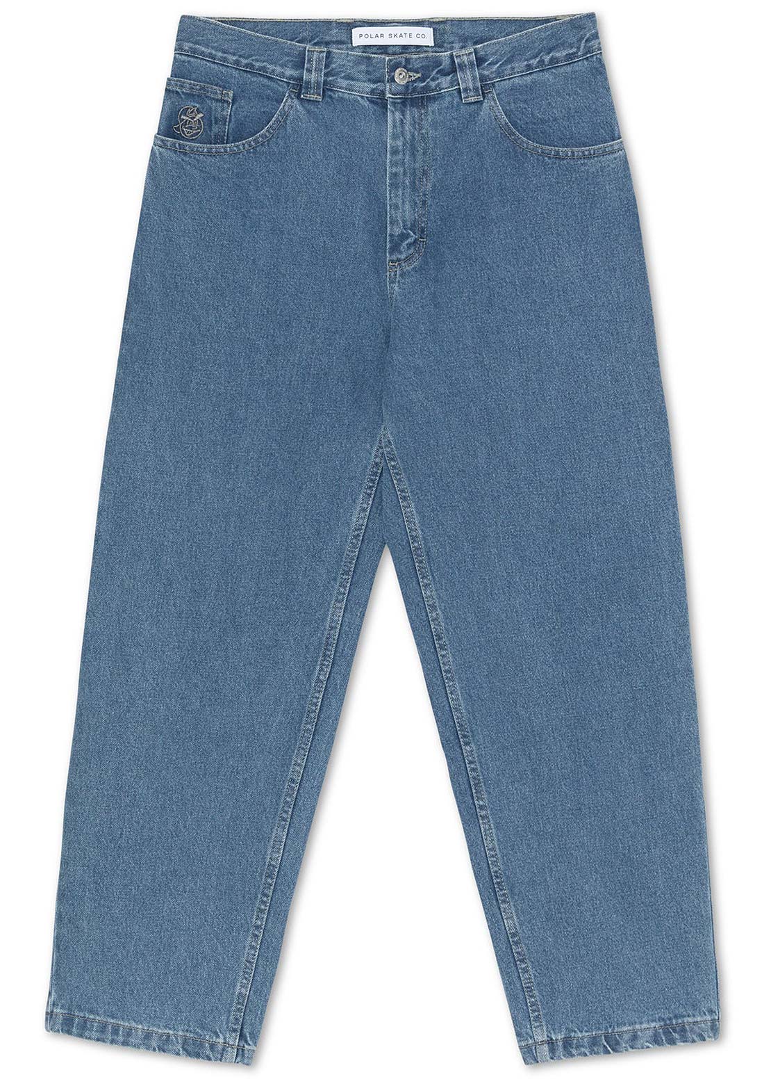 Polar Skate Co. Men's 93! Pants Mid Blue