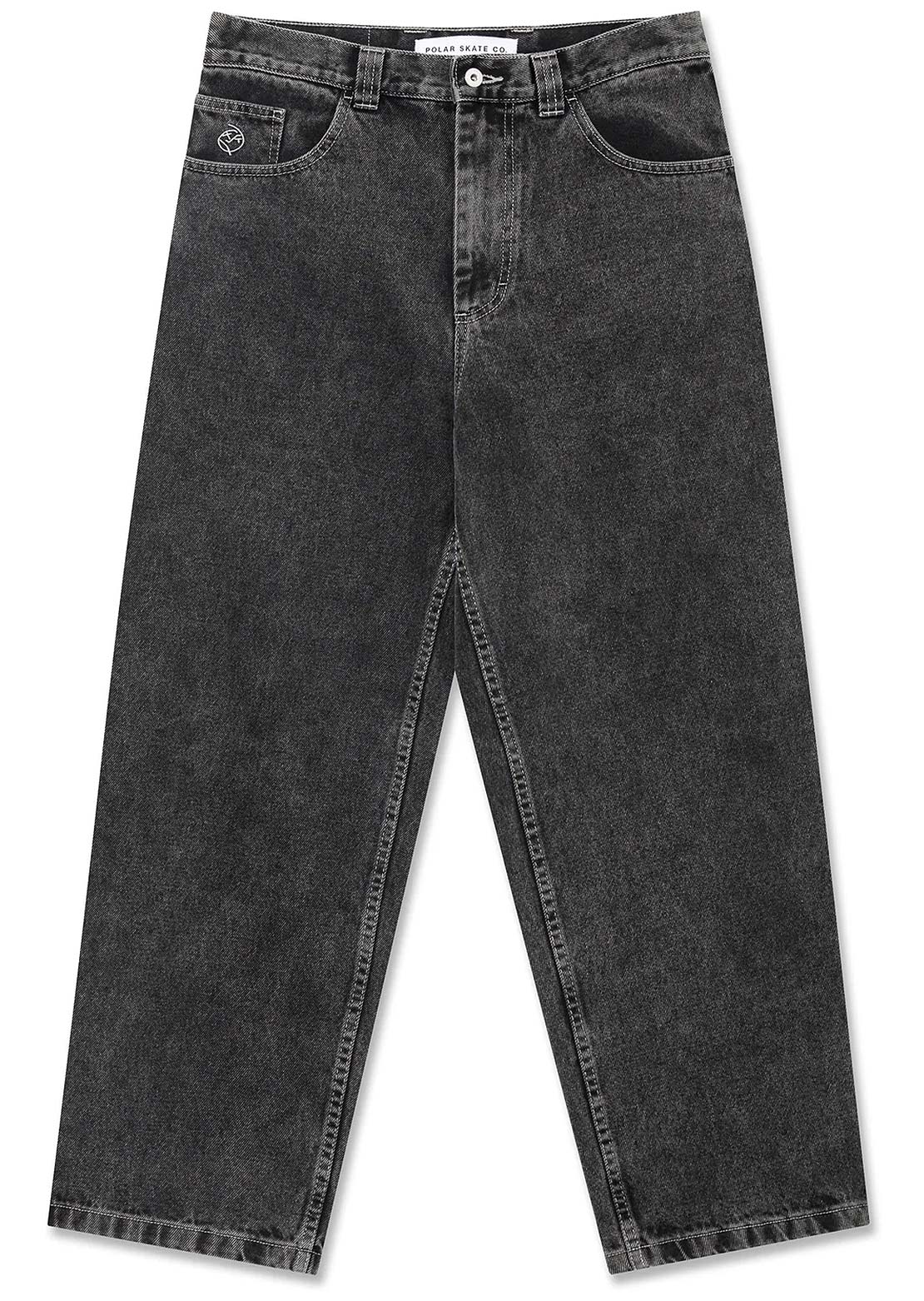 Polar Skate Co. Men's Big Boy Pants Silver Black
