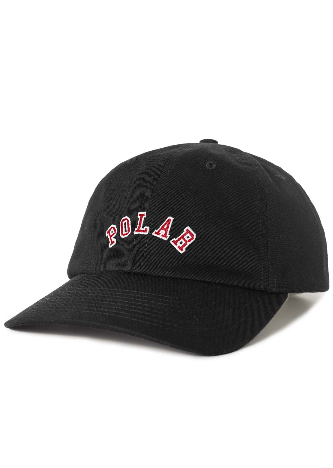 Polar Skate Co. Men's Sai College Logo Cap Black