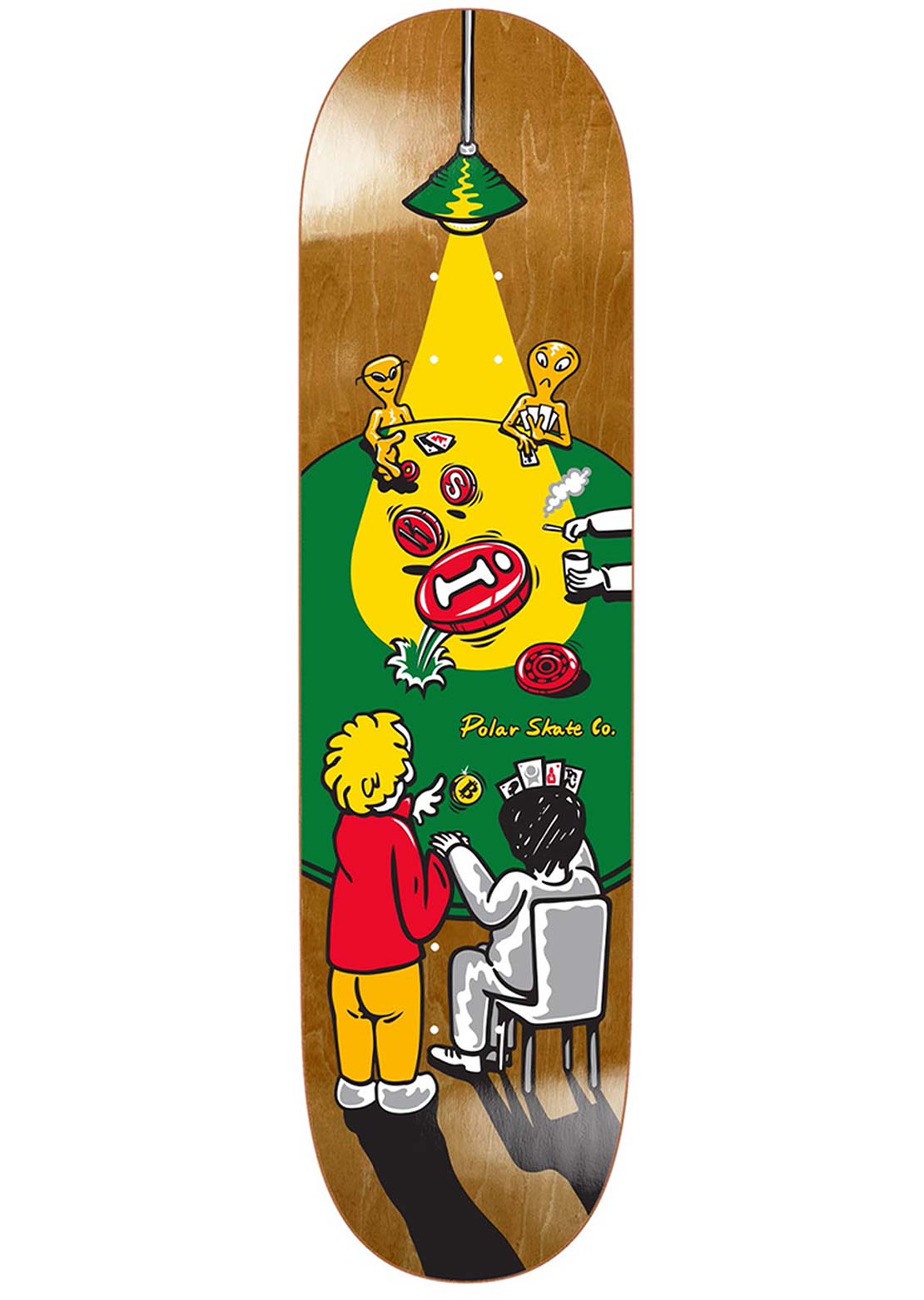 Polar Skate Co. Oskar Rozenberg | Poker Face Skateboard Deck