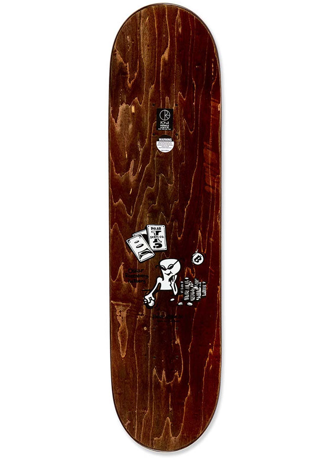 Polar Skate Co. Oskar Rozenberg | Poker Face Skateboard Deck