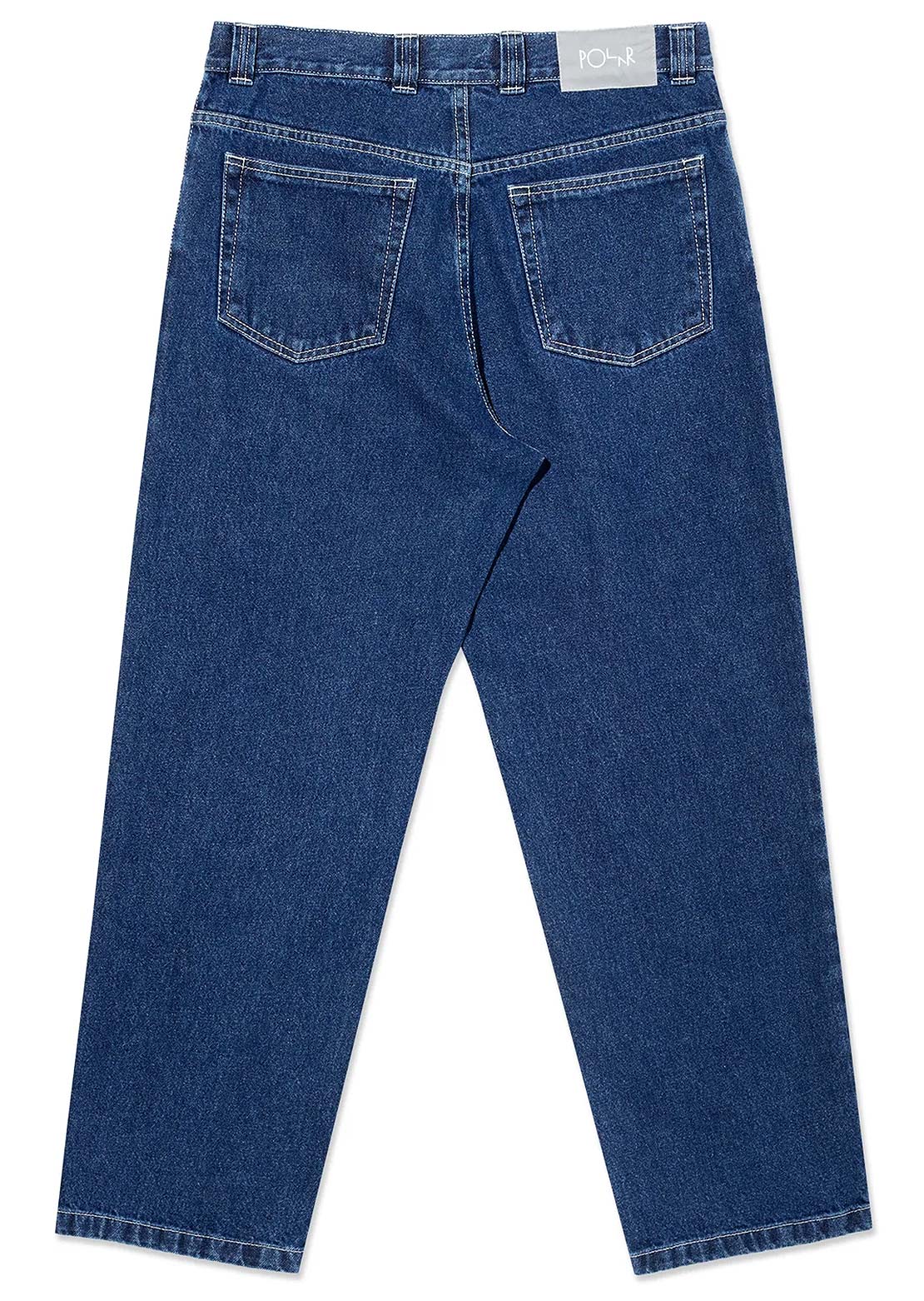 Polar Skate Co. Unisex 93 Pants Dark Blue with White Stitching