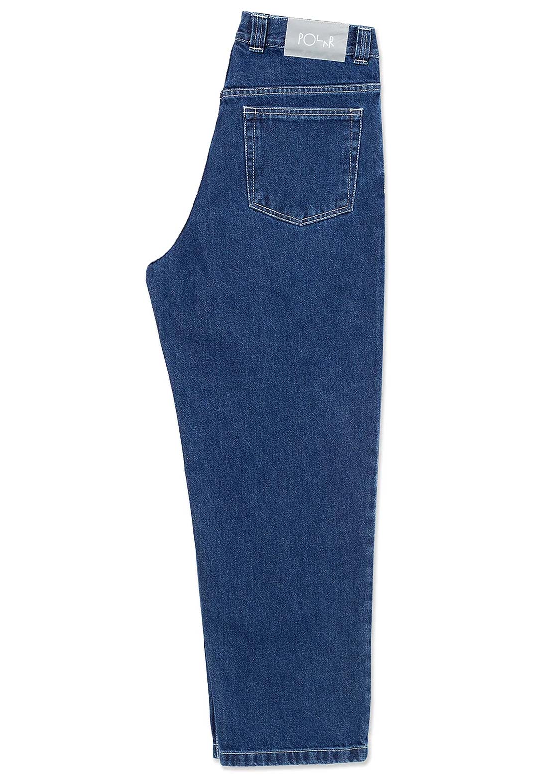 Polar Skate Co. Unisex 93 Pants Dark Blue with White Stitching