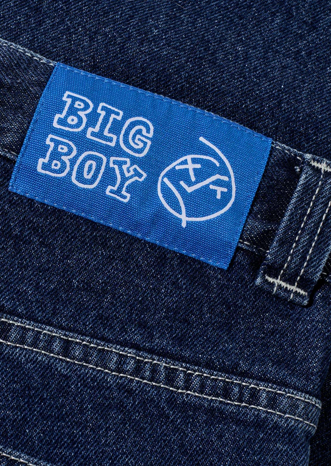 Polar Skate Co. Unisex Big Boy Pants Dark Blue with White Stitching