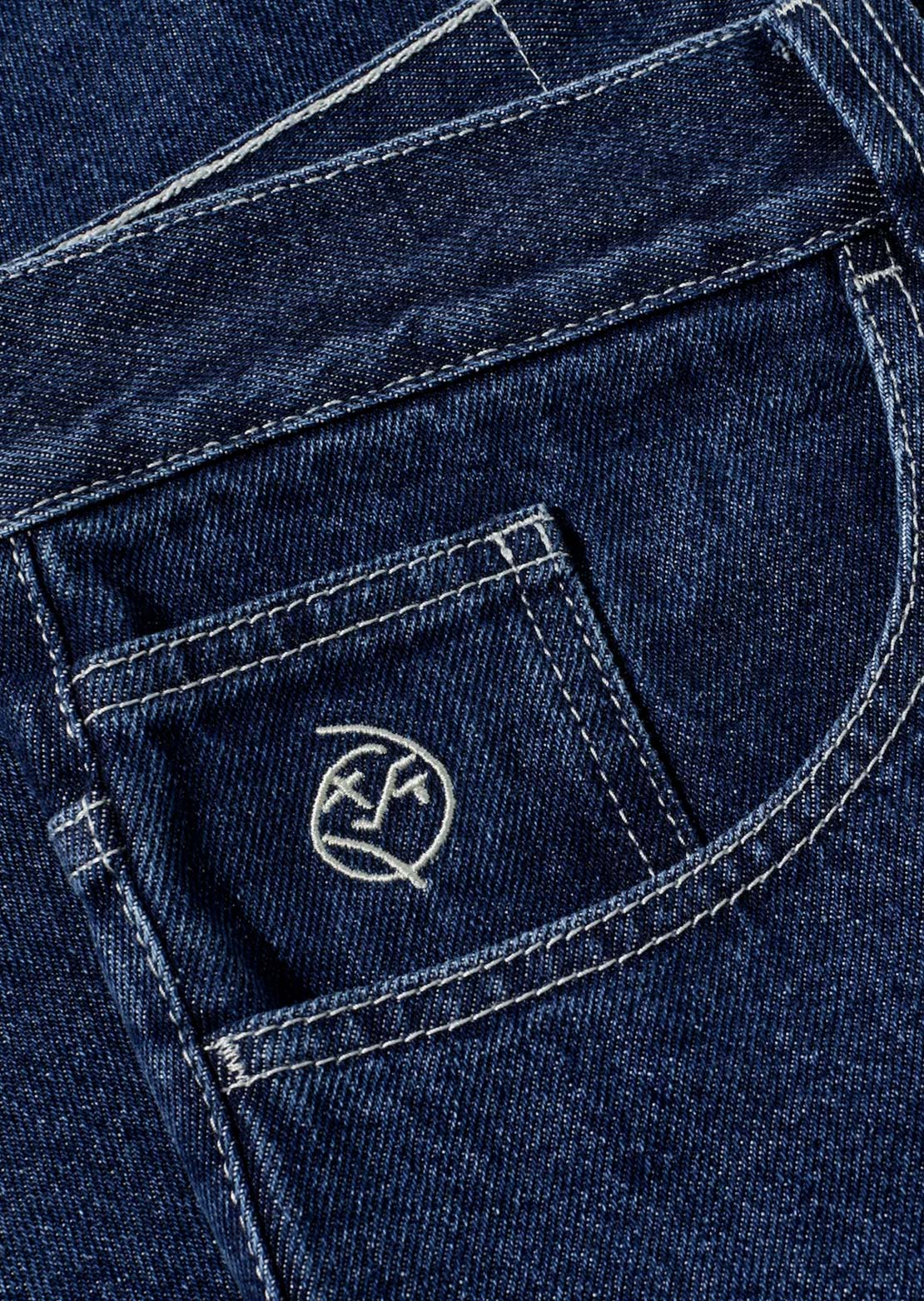 Polar Skate Co. Unisex Big Boy Pants Dark Blue with White Stitching