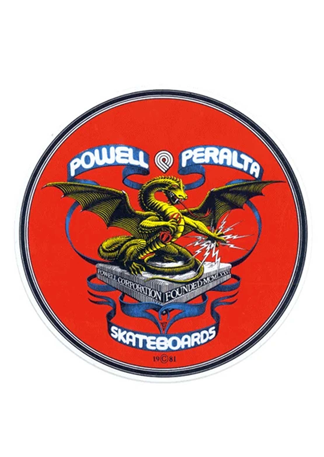 Powell Peralta Banner Dragon Sticker