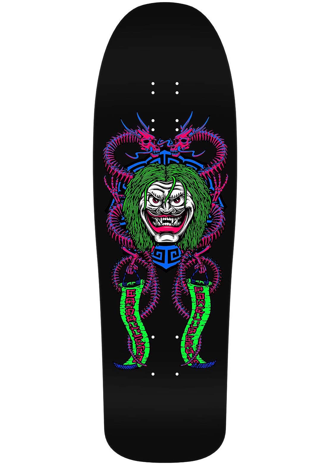Powell Peralta Caballero Mask 1 Skateboard Deck Blacklight