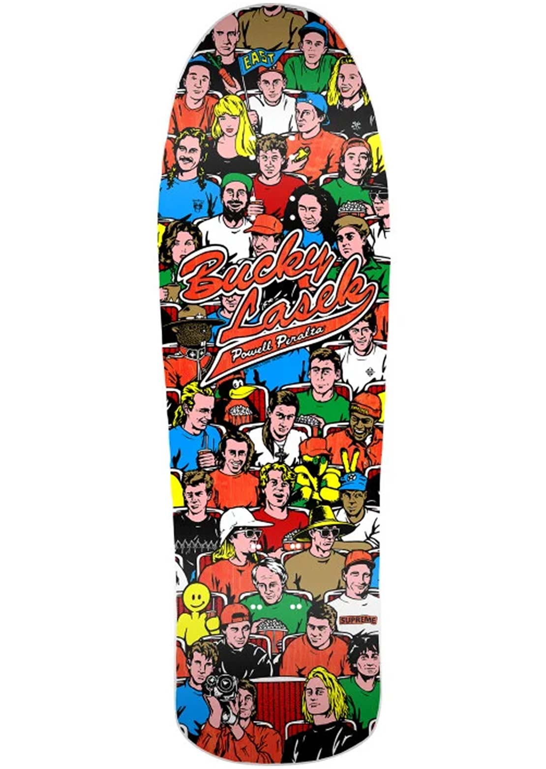 Powell Peralta Lasek Stadium '03 Skateboard Deck Orange