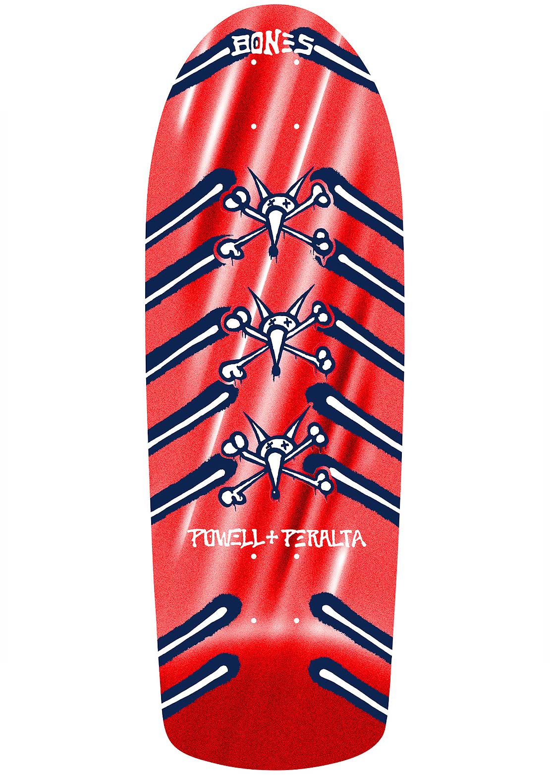 Powell Peralta Rat Bones OG 01 Skateboard Deck Red Foil