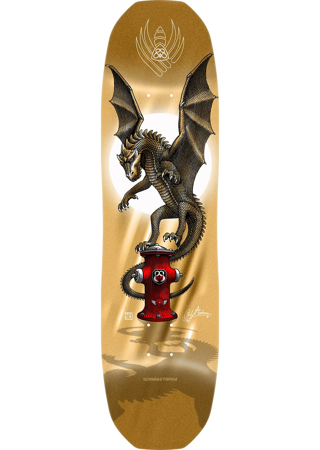 Powell Peralta Unisex Anderson Hydrant Skateboard Deck