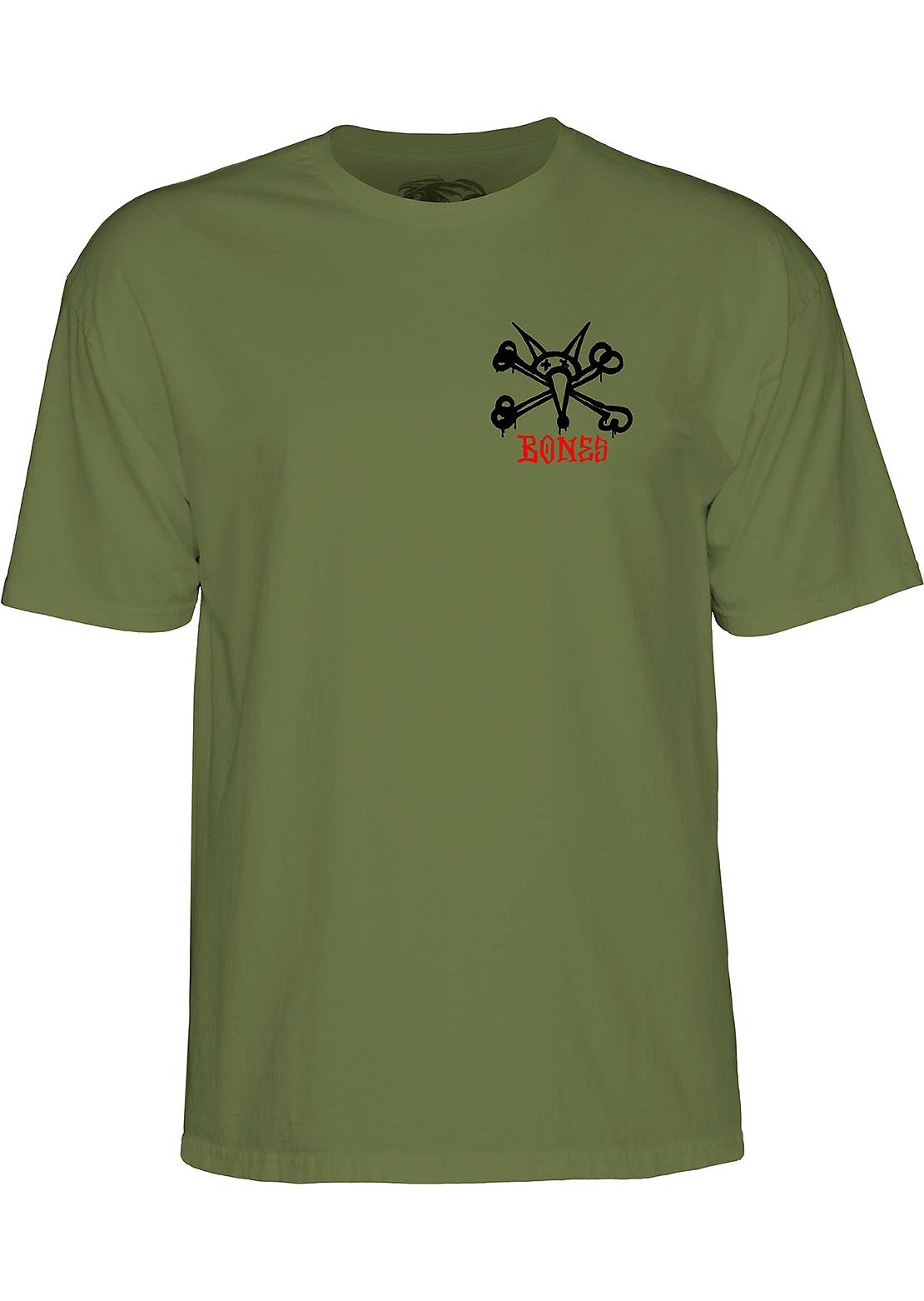Powell-Peralta Unisex Rat Bones T-Shirt Military Green