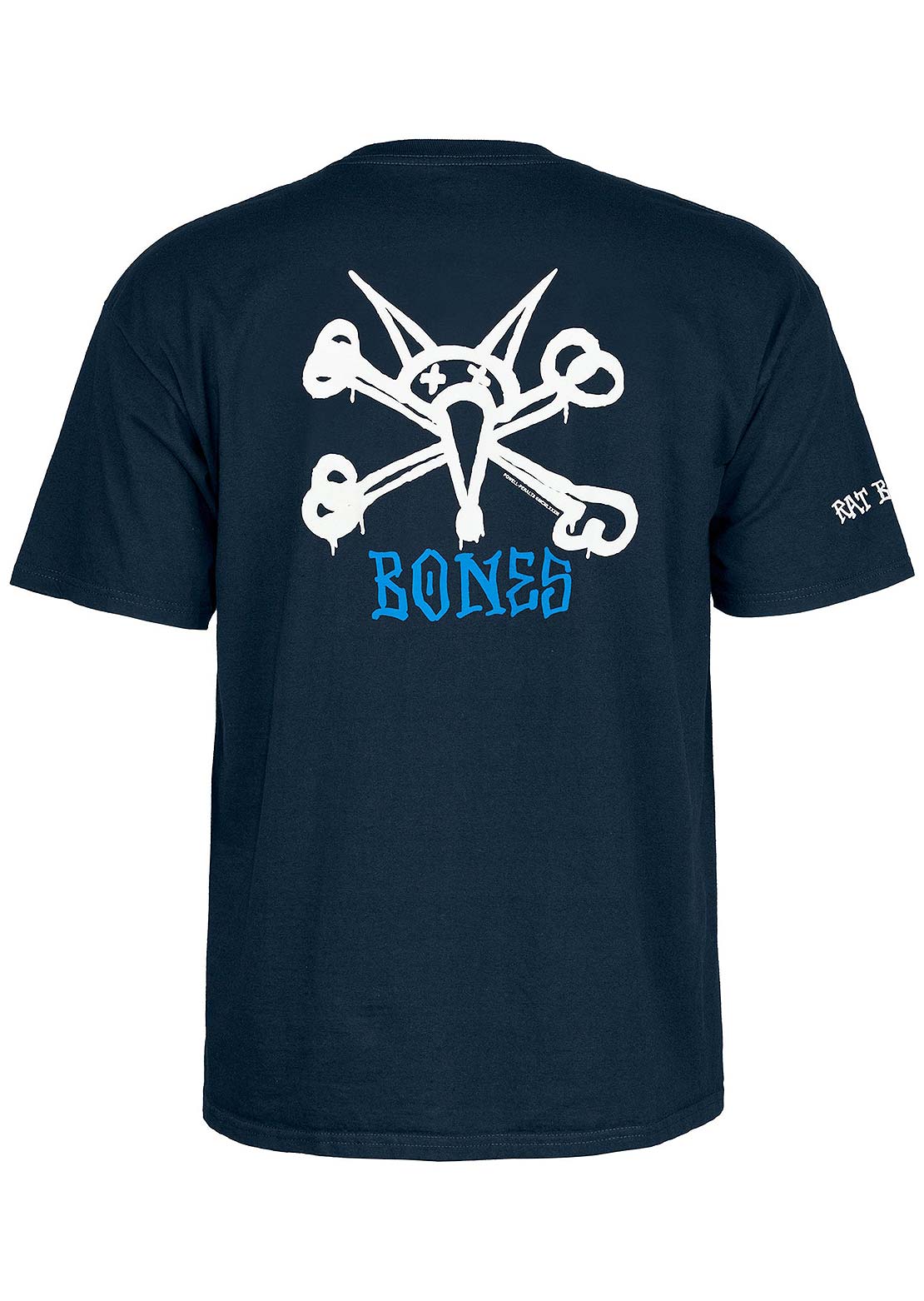 Powell-Peralta Unisex Rat Bones T-Shirt Navy