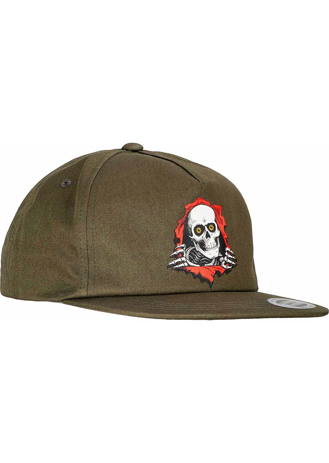 Powell-Peralta Unisex Ripper Snapback Cap Military Green