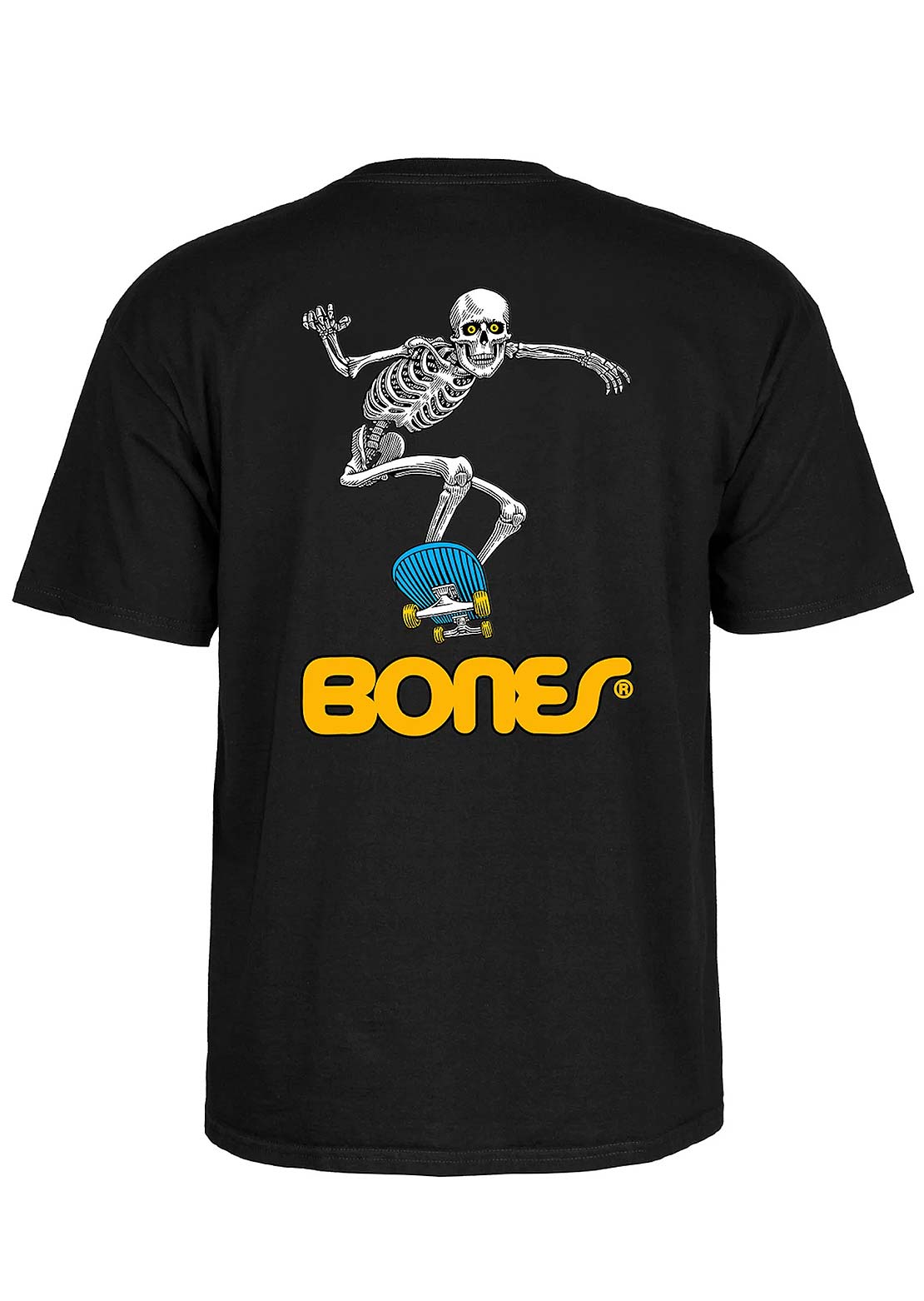 Powell-Peralta Unisex Skateboard Skeleton II T-Shirt Black
