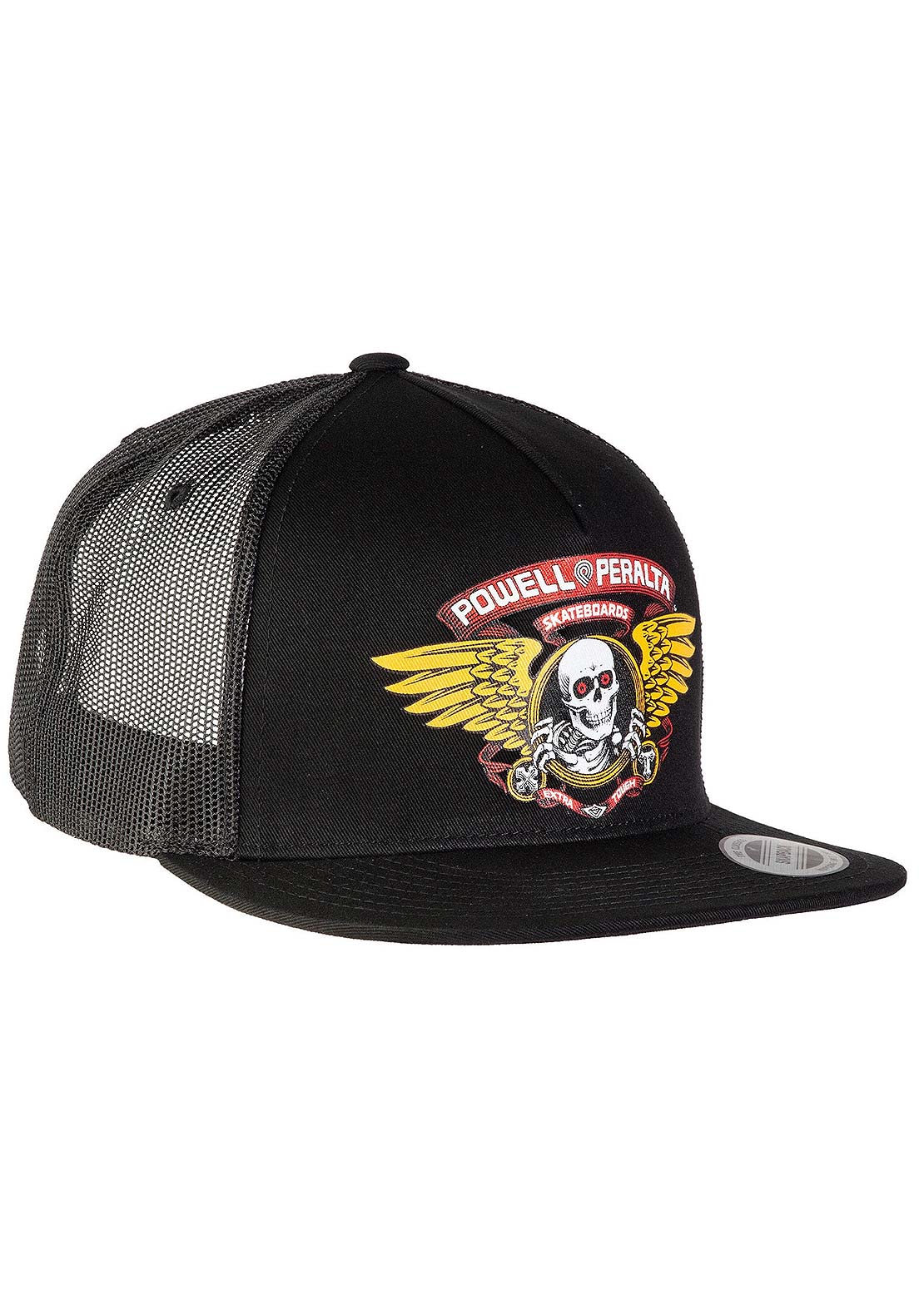 Powell-Peralta Unisex Winged Ripper Snapback Cap Black