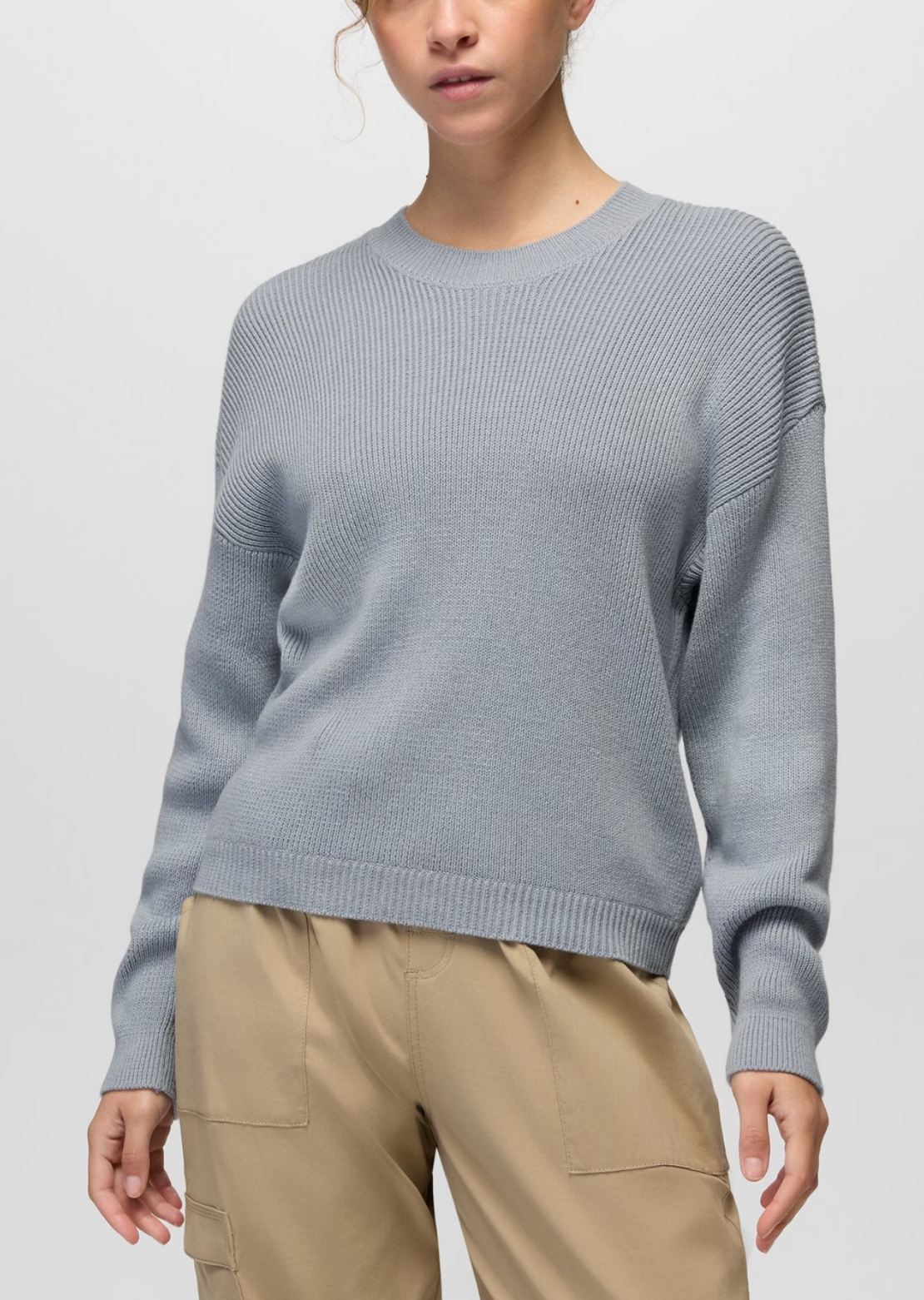prAna Women's Divine Day Sweater Glacier Skies
