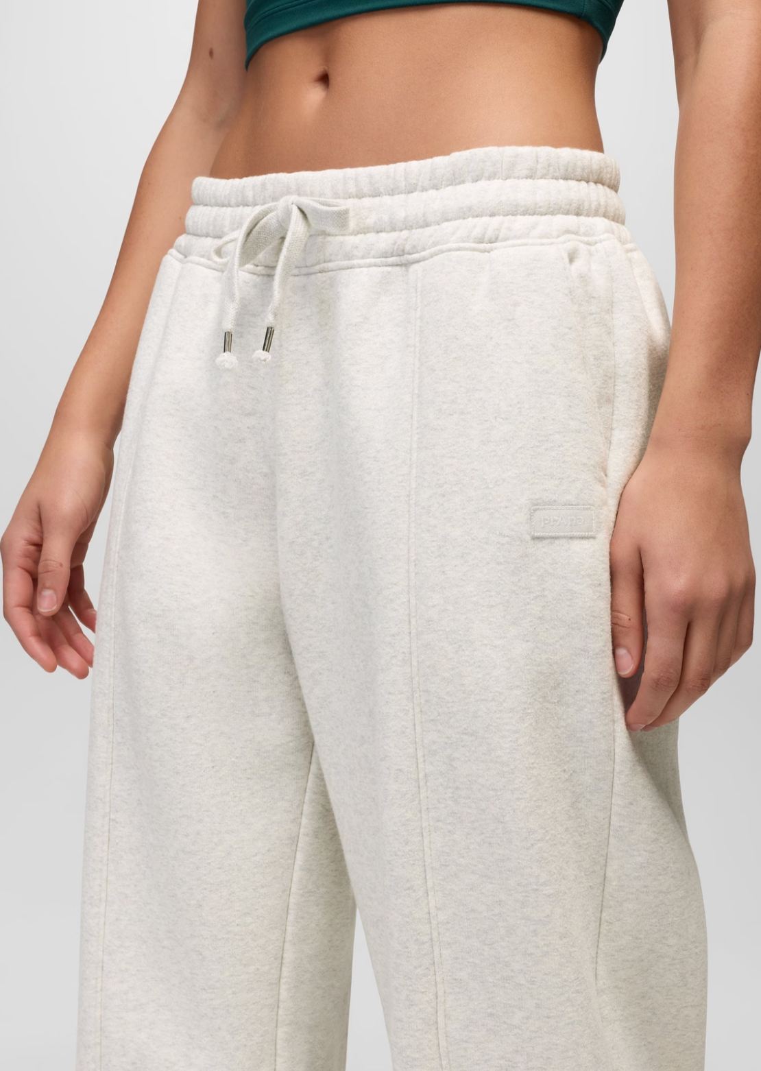 prAna Women's DreamFleece Sweatpants Light Heather Grey