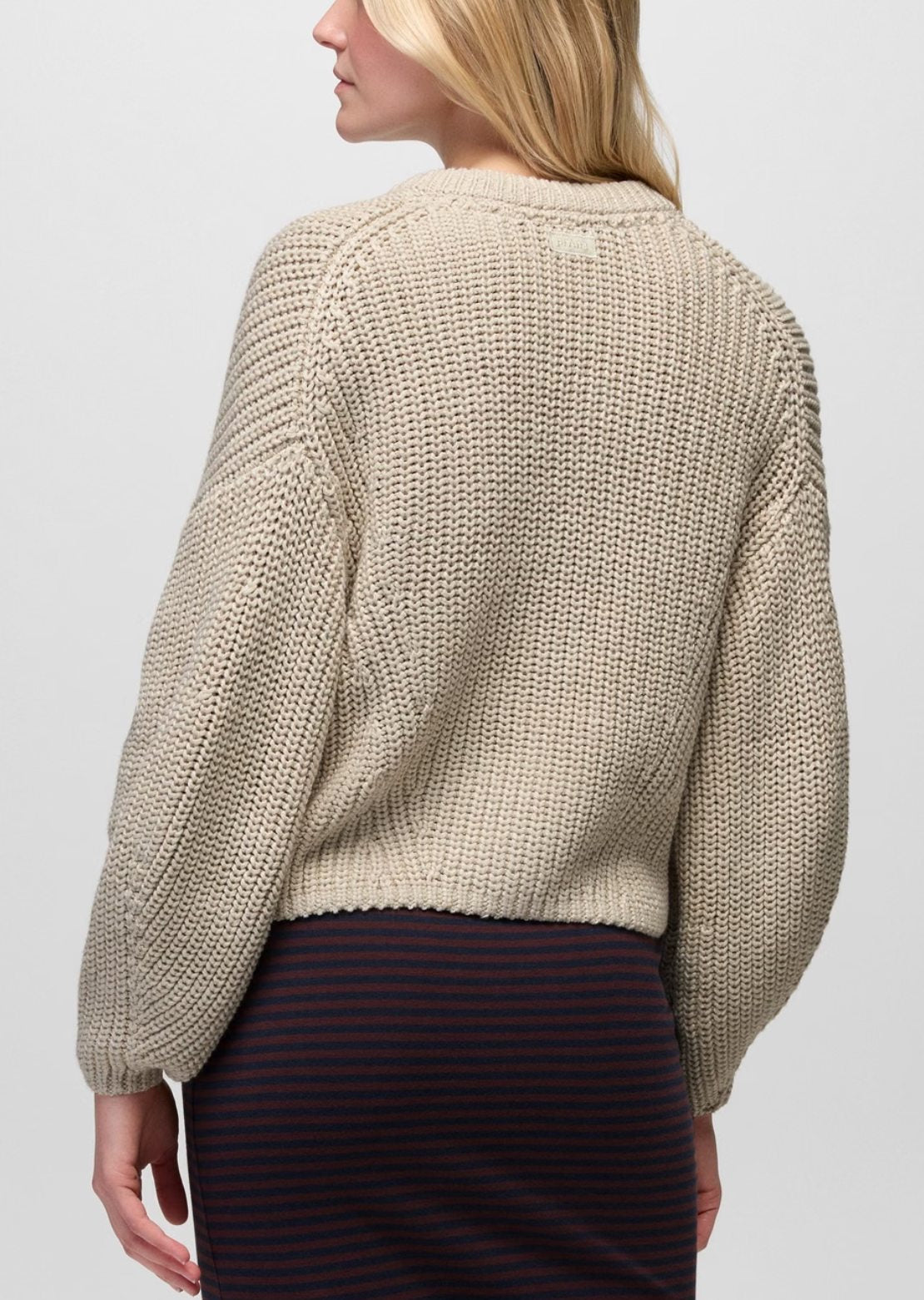 prAna Women's Sunday River Short Cardigan Beach Pebble