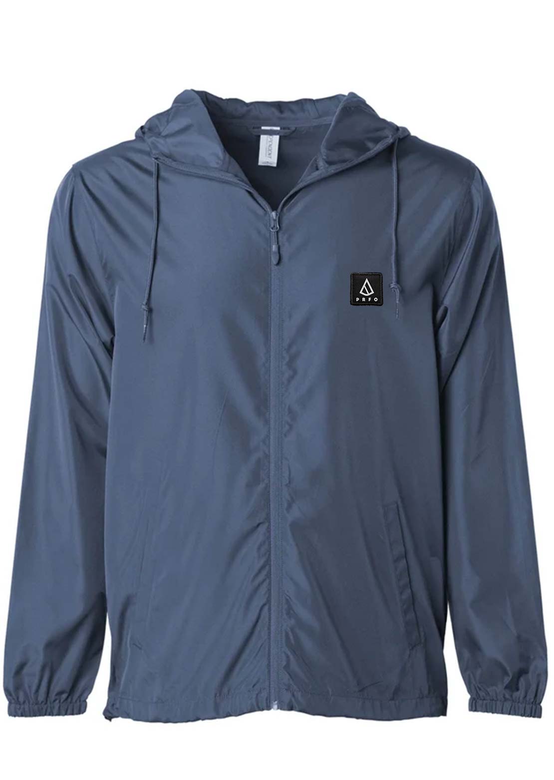 PRFO Sports Lightweight Patch Windbreaker Jacket Classic Navy