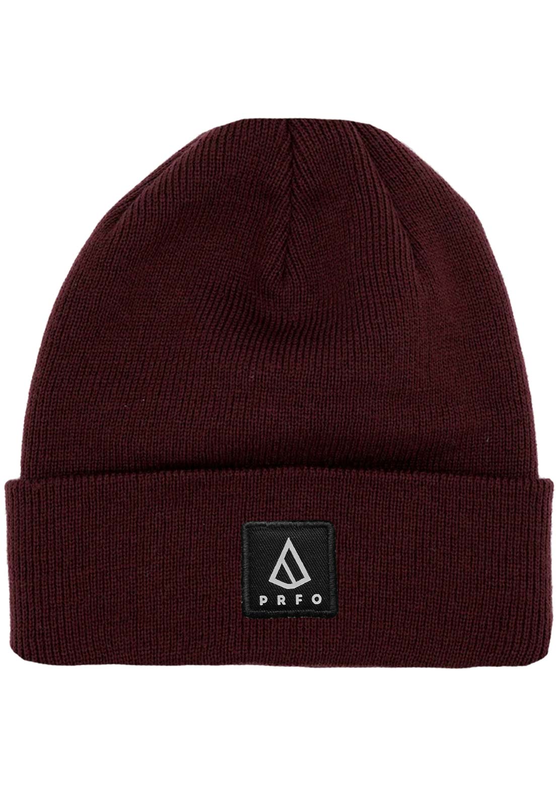 PRFO Sports Unisex Patch OG Beanie Maroon