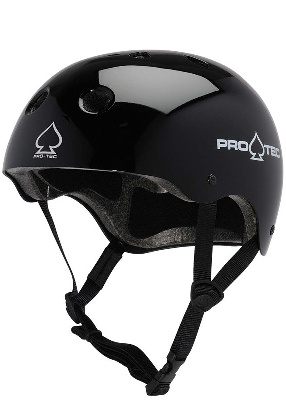 Pro-Tec Classic Certified Skateboard Helmet Gloss Black