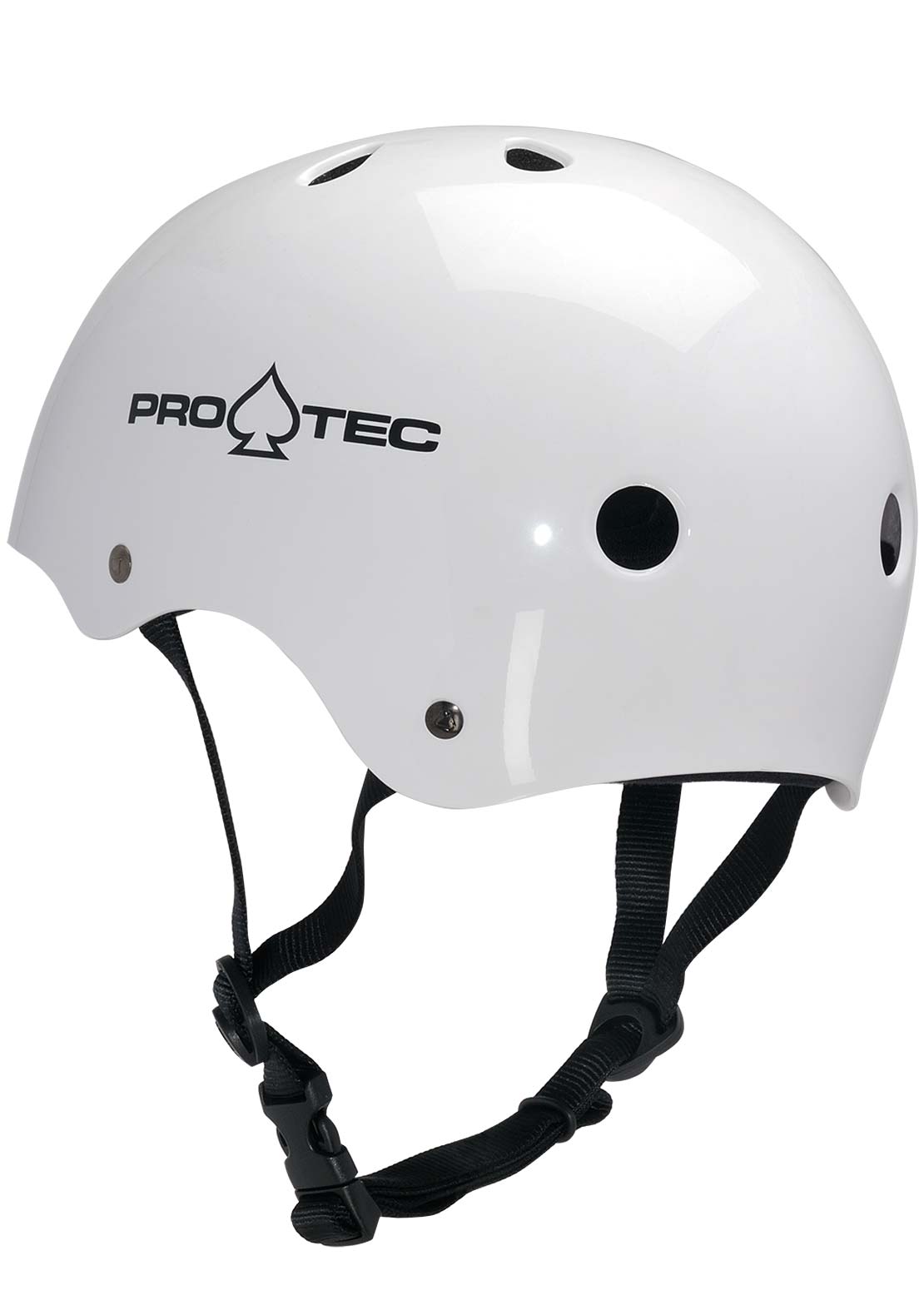Pro-Tec Unisex Classic Skate Helmet Gloss White