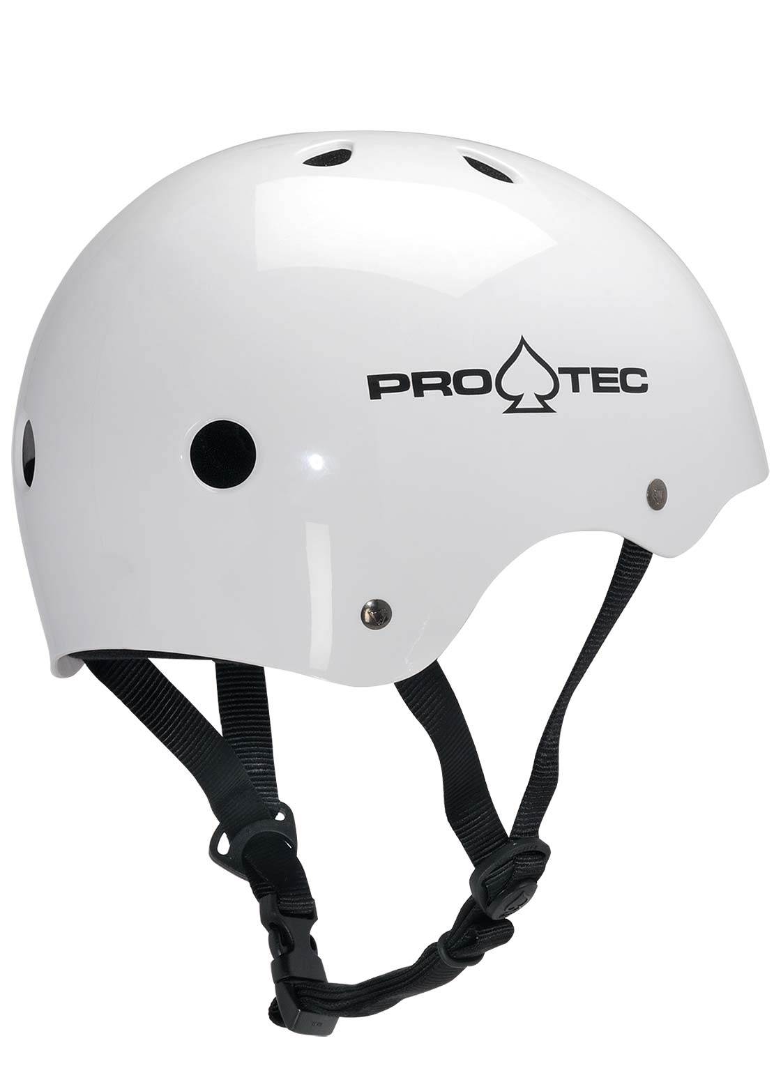 Pro-Tec Unisex Classic Skate Helmet Gloss White
