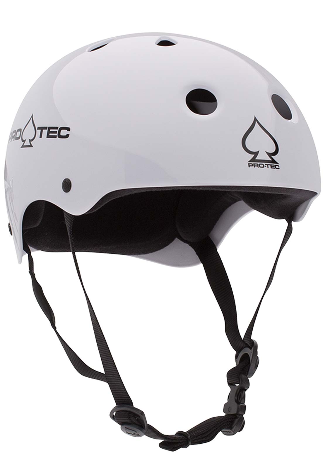 Pro-Tec Unisex Classic Skate Helmet Gloss White