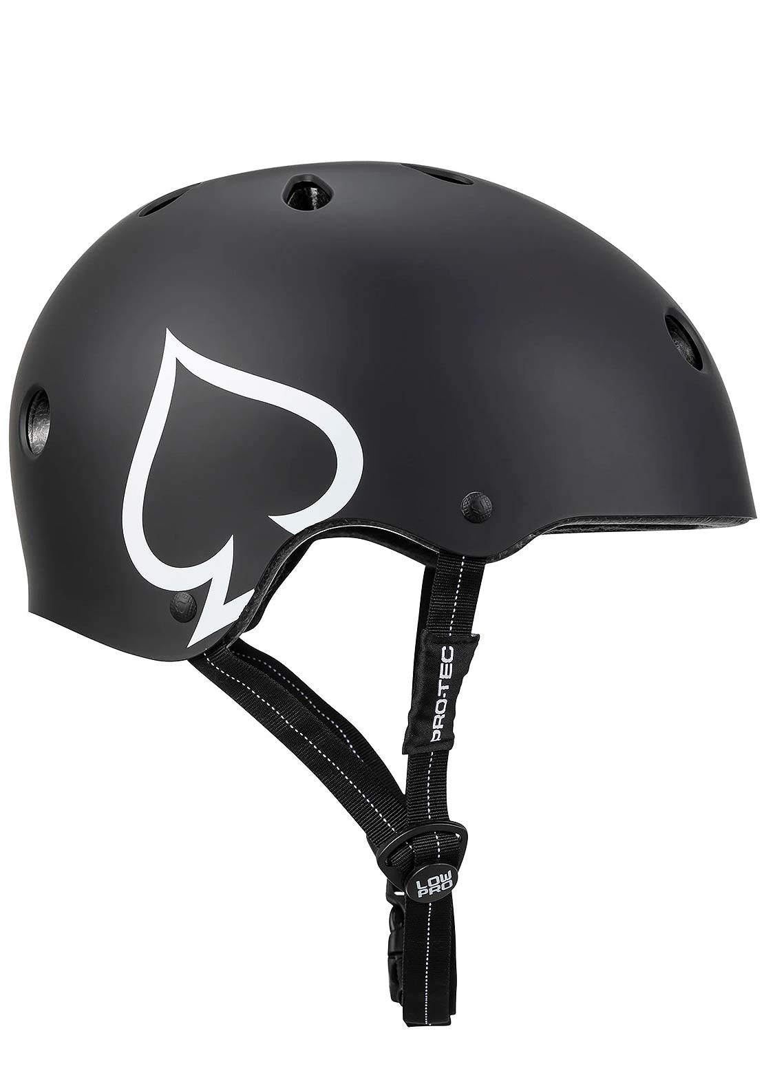 Pro-Tec Unisex Low Pro Helmet Matte Black
